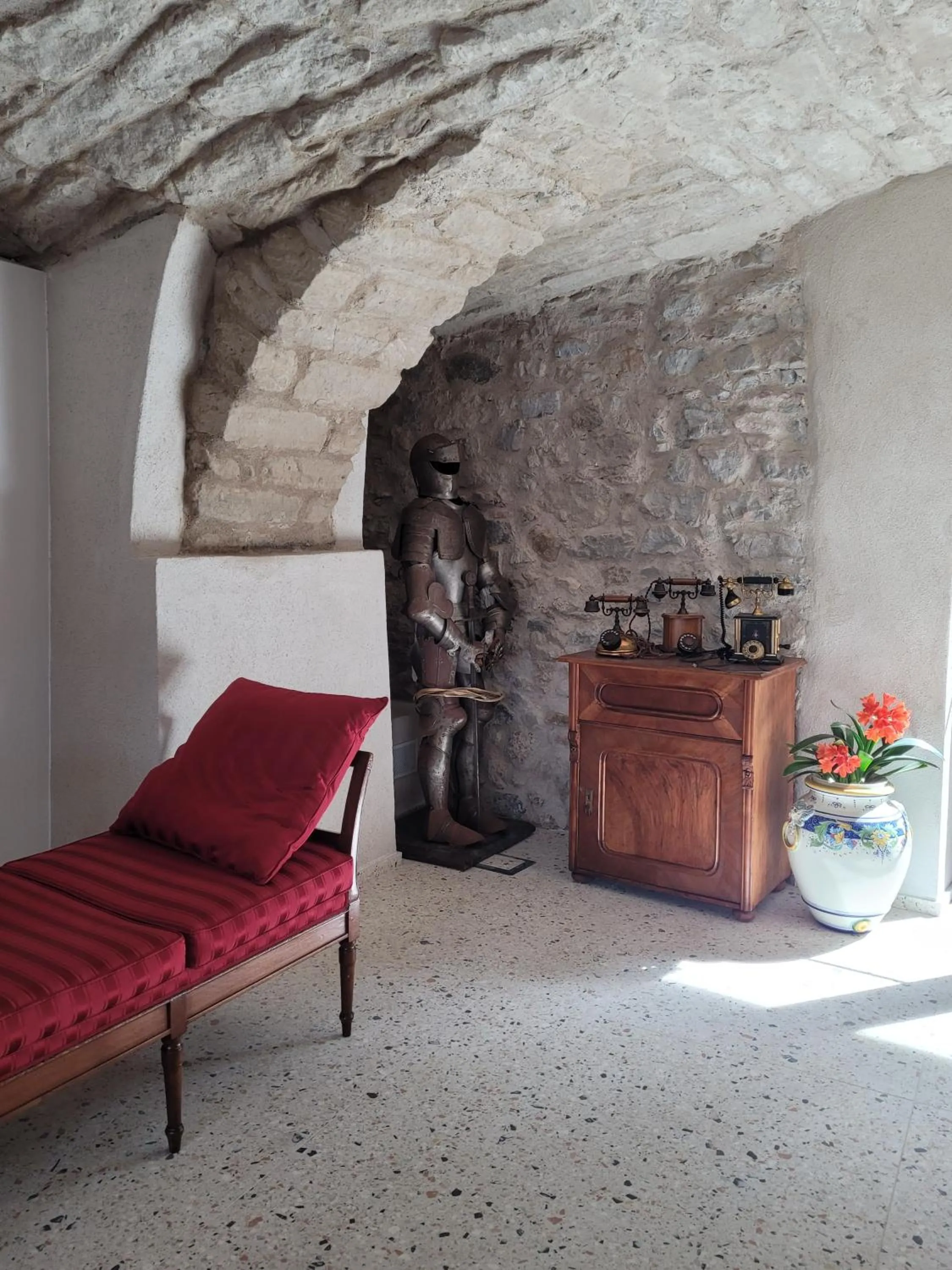 Lobby or reception in Locanda Restel De Fer