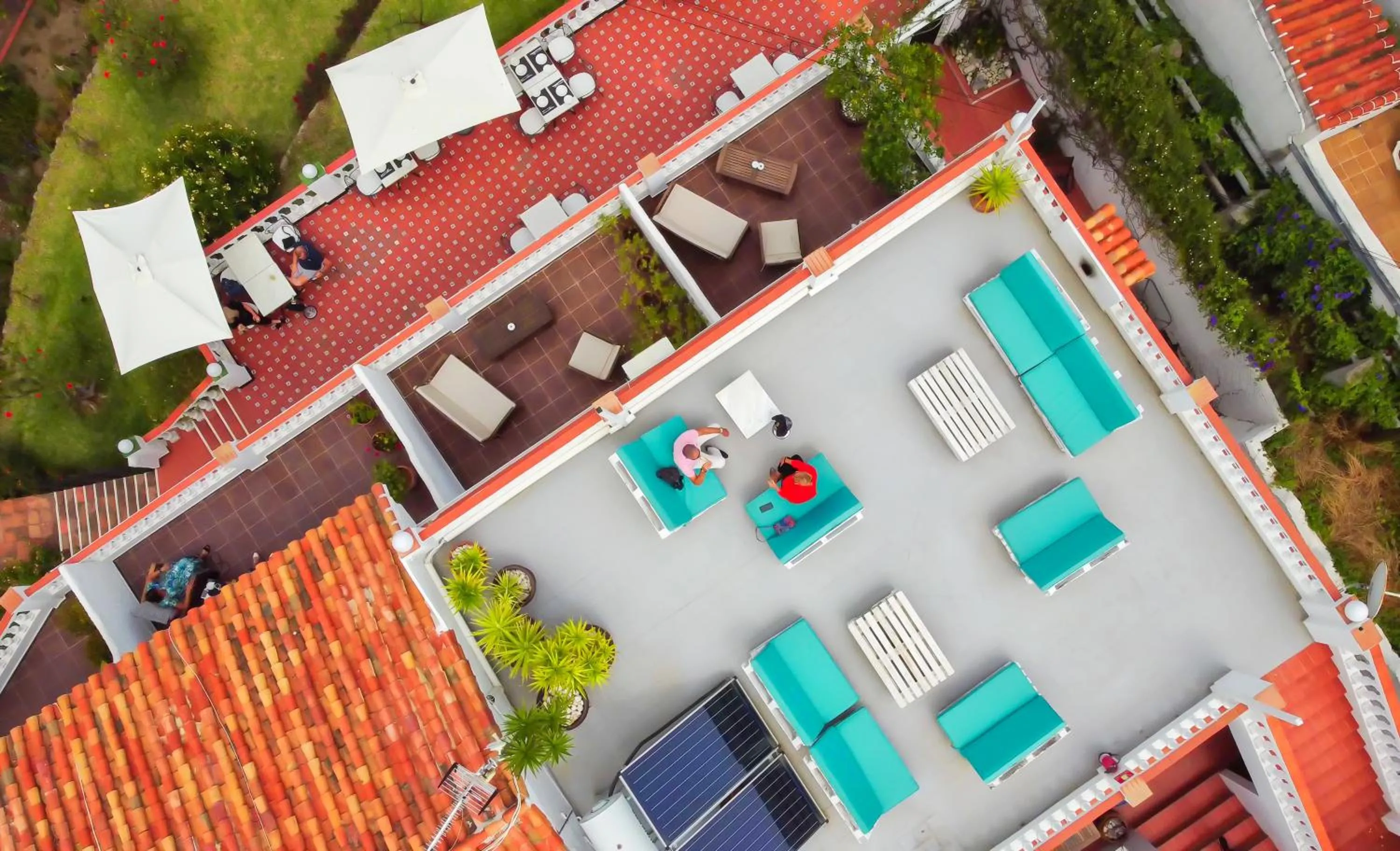 Bird's eye view in Hostal Avalon