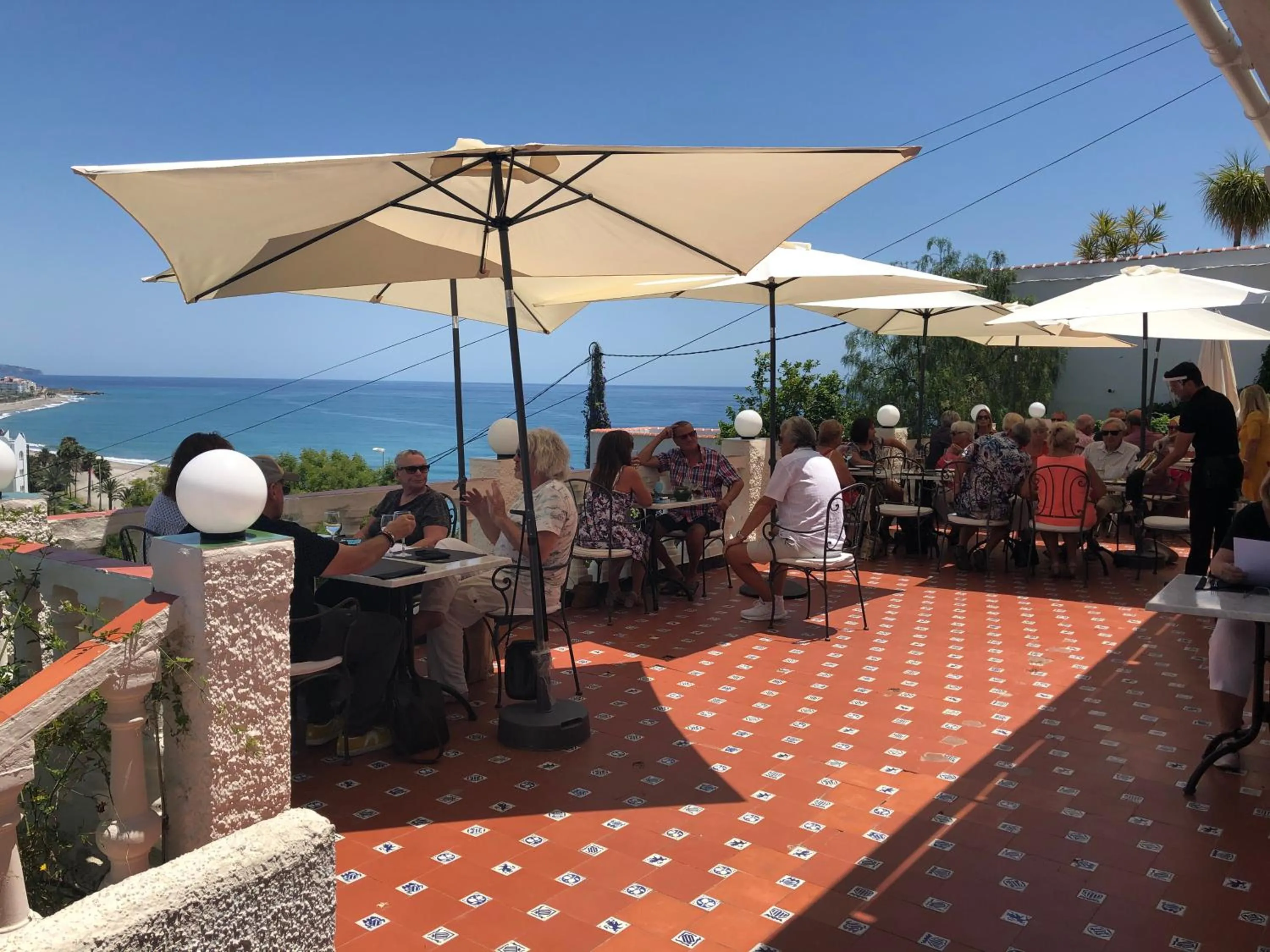 Patio in Hostal Avalon