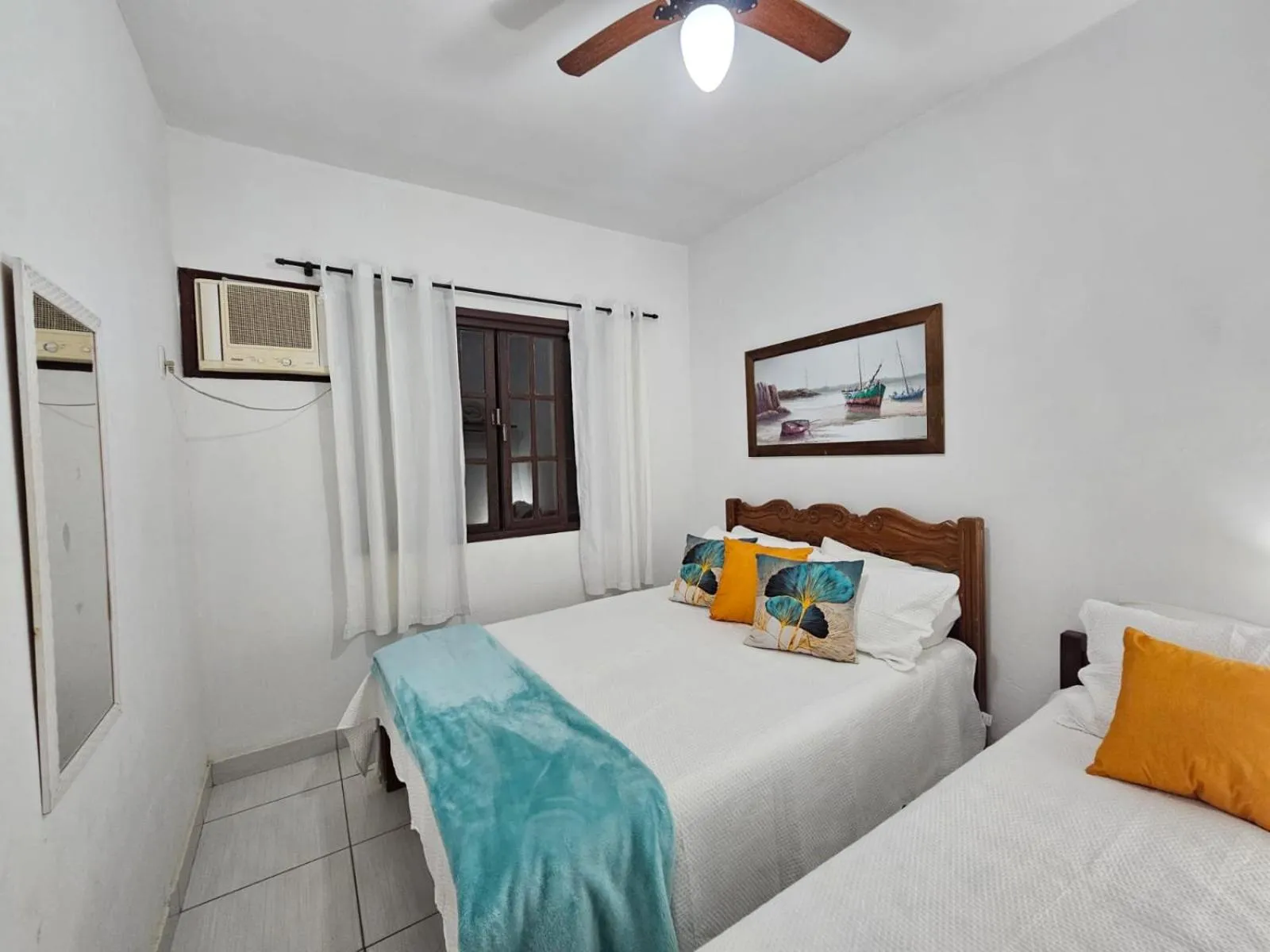 Bed in Pousada Recanto Das Emerências