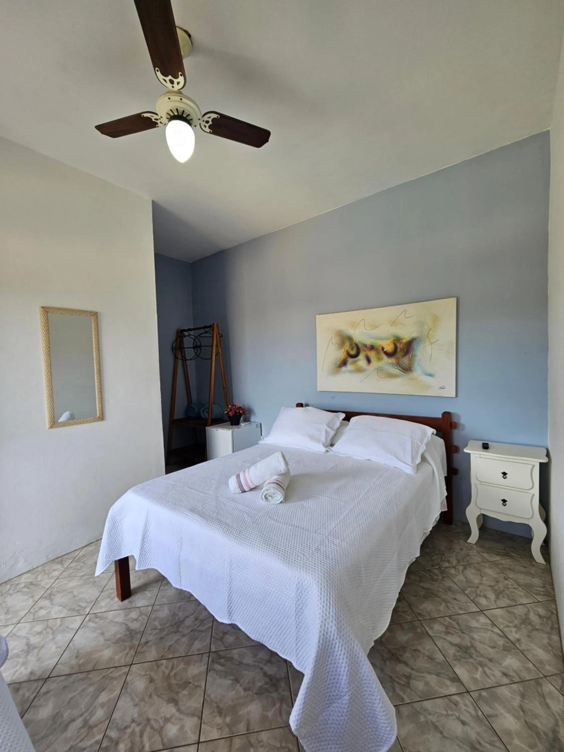 Bed in Pousada Recanto Das Emerências