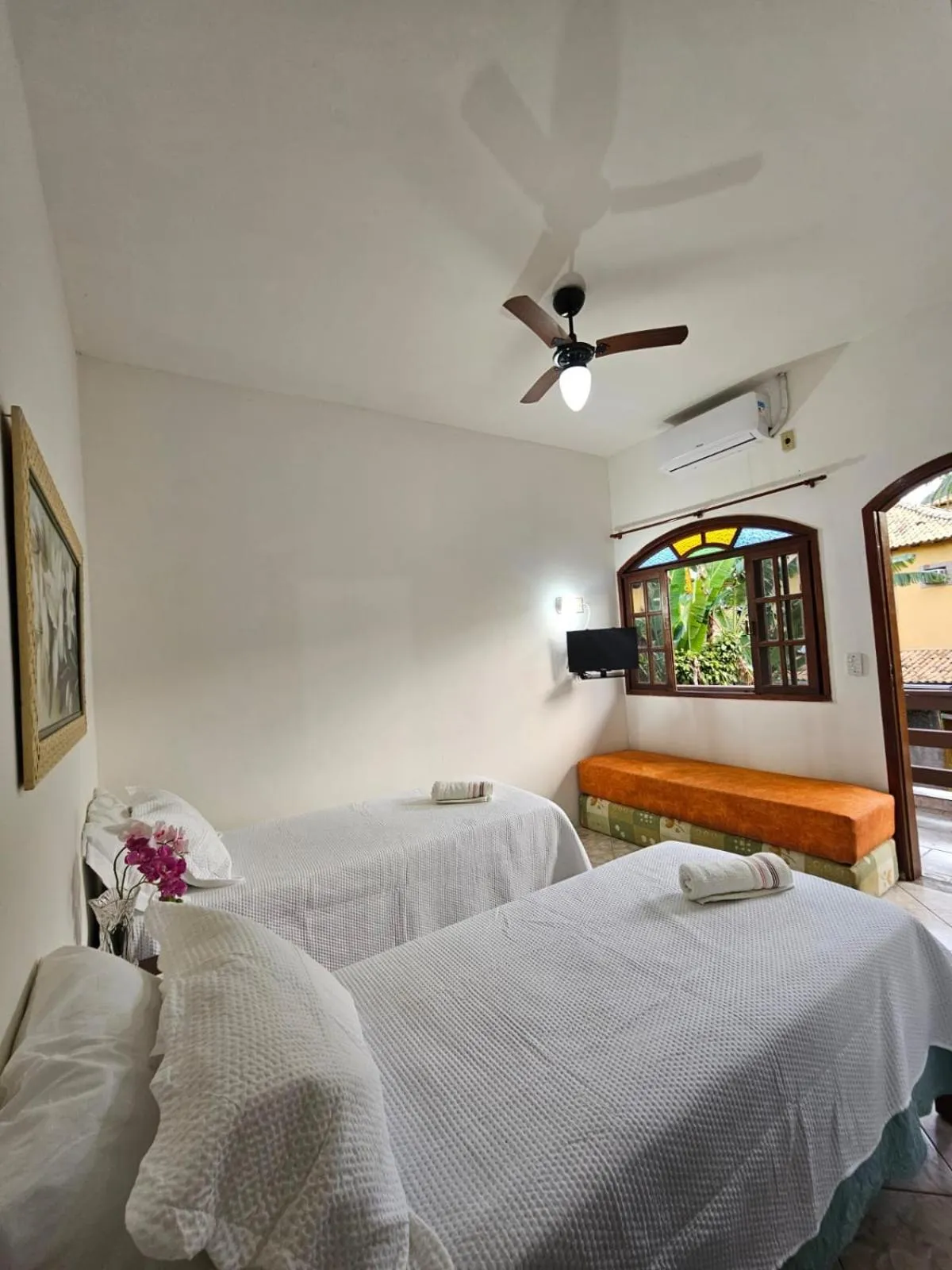 Bed in Pousada Recanto Das Emerências