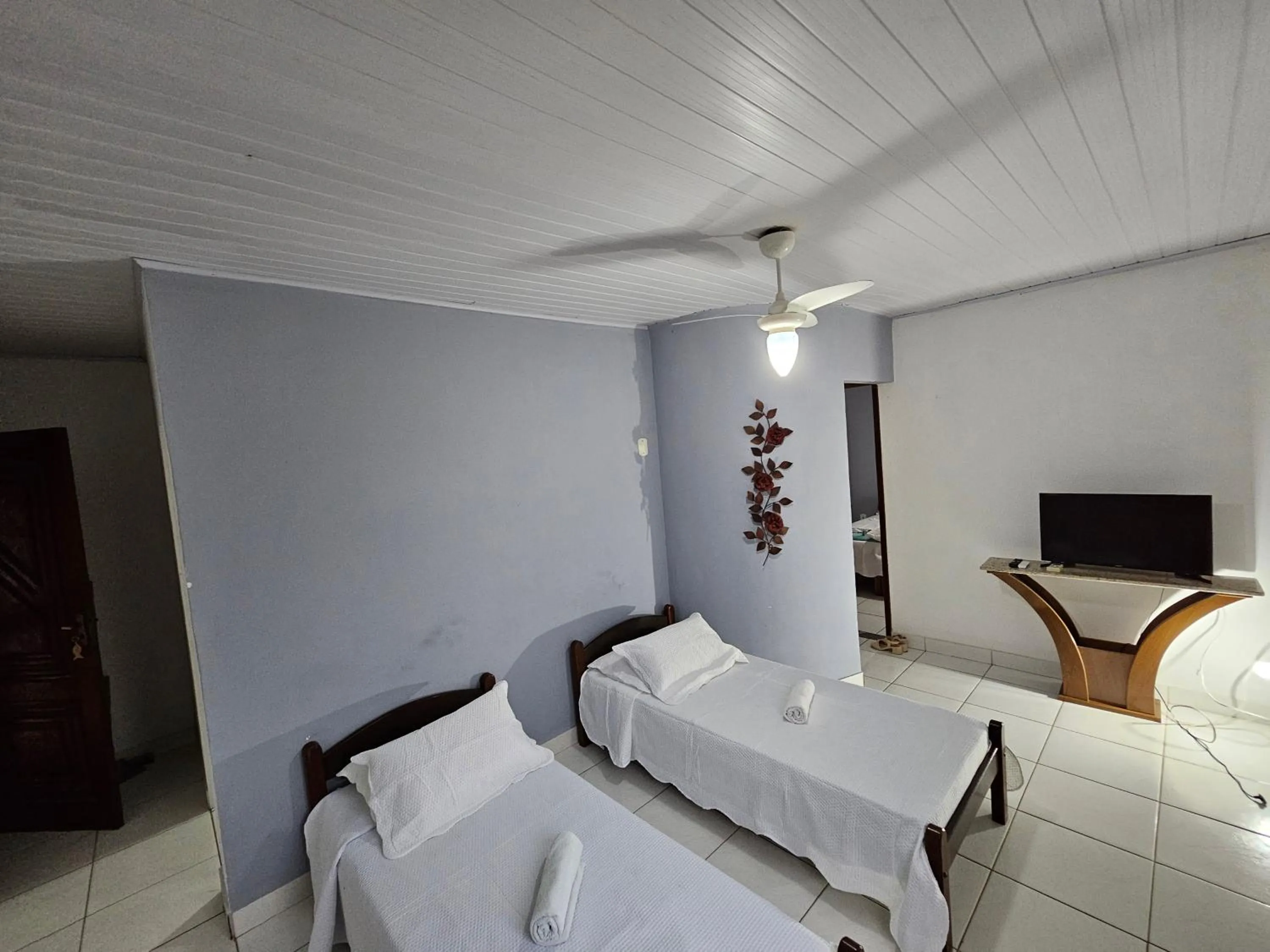 Bed in Pousada Recanto Das Emerências