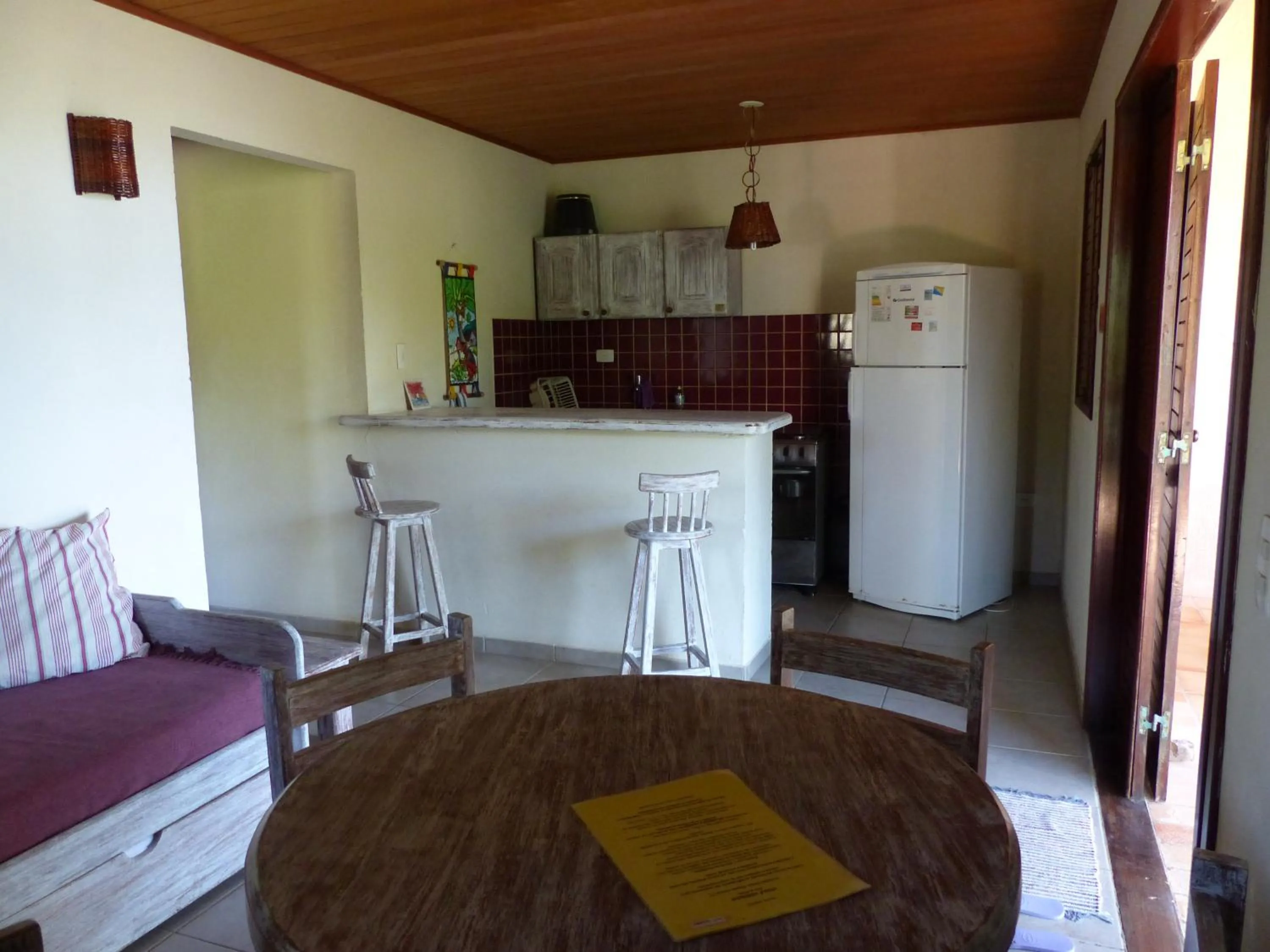 Kitchen or kitchenette in Pousada Hibiscus