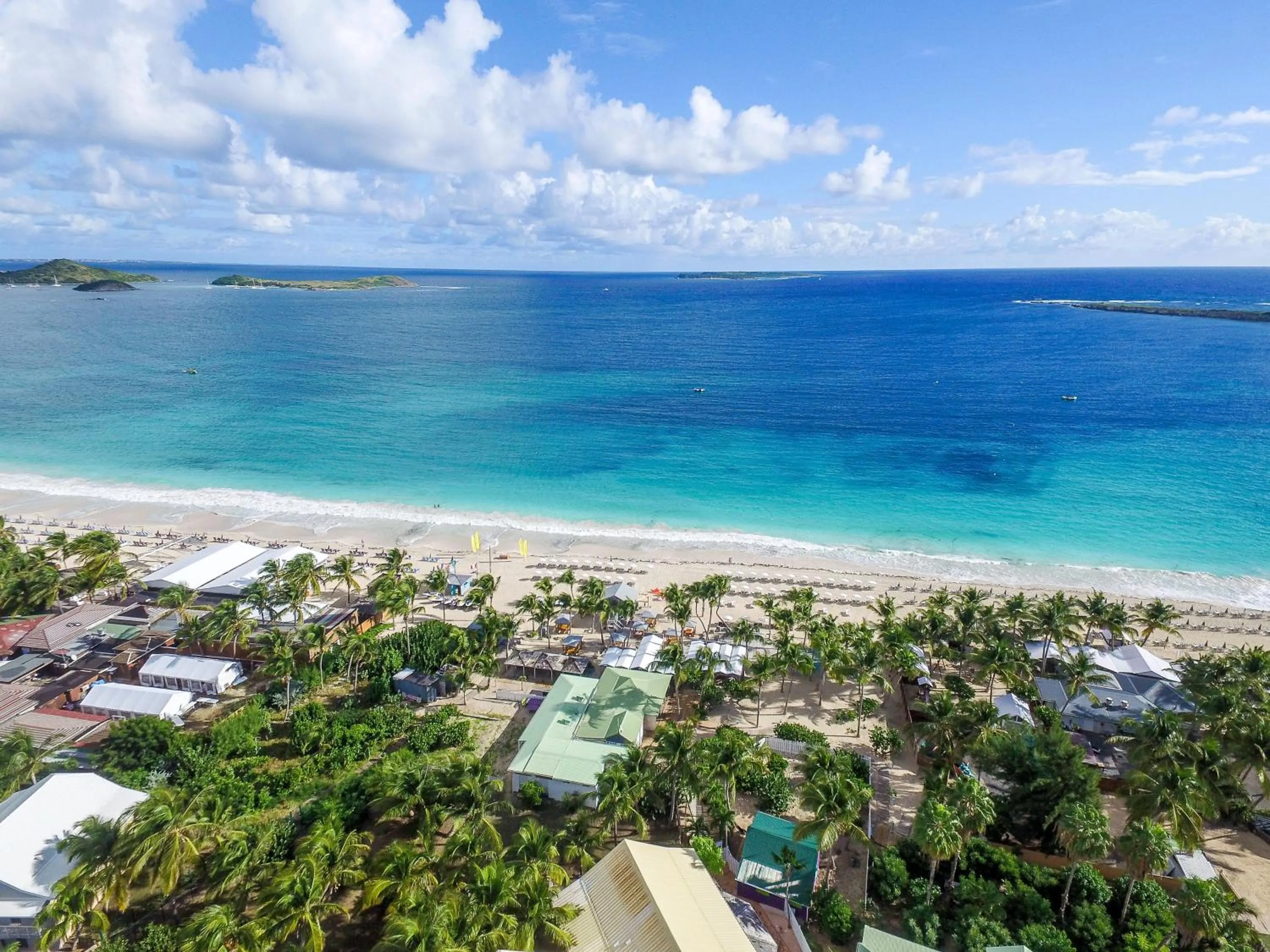 Bird's eye view in La Playa Orient Bay