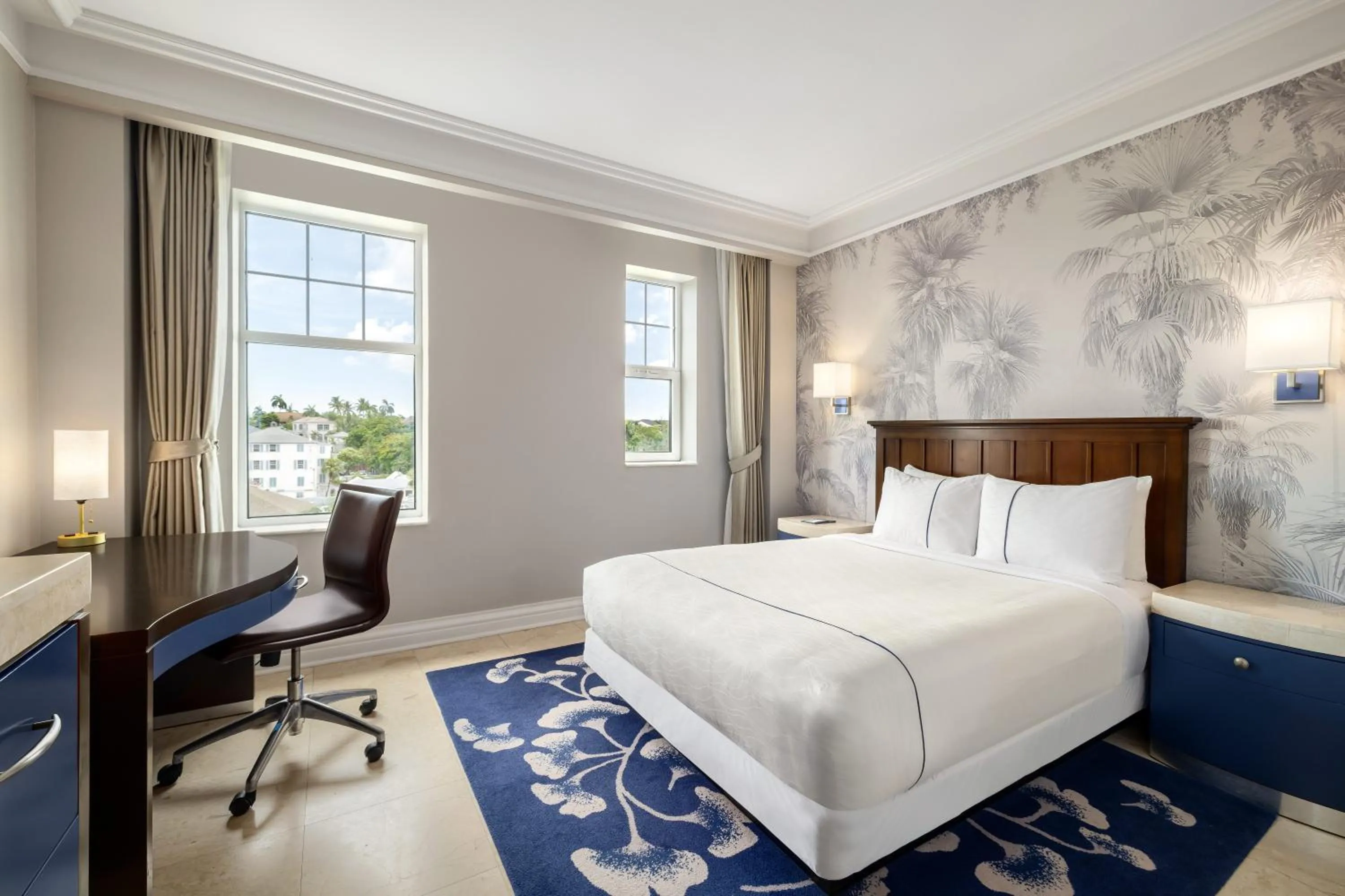 Bed in British Colonial Nassau