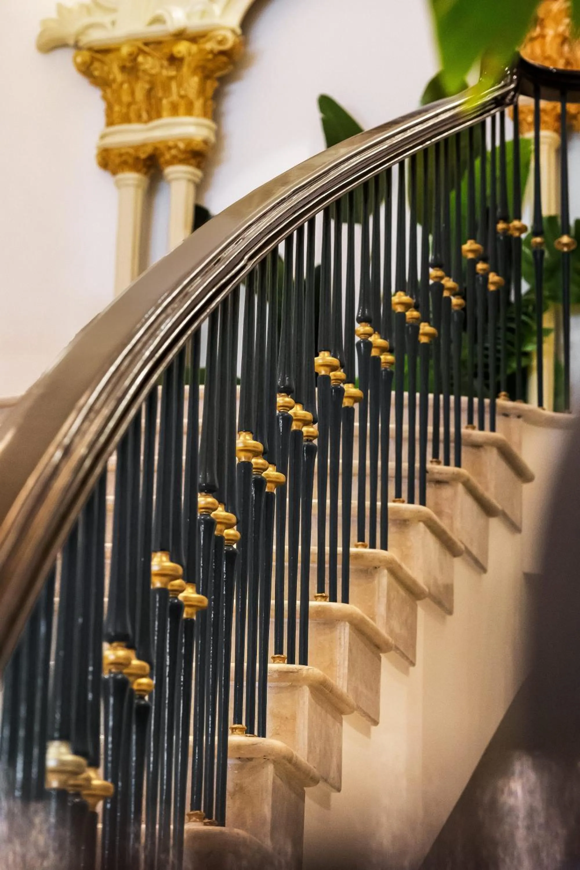 Lobby or reception in British Colonial Nassau