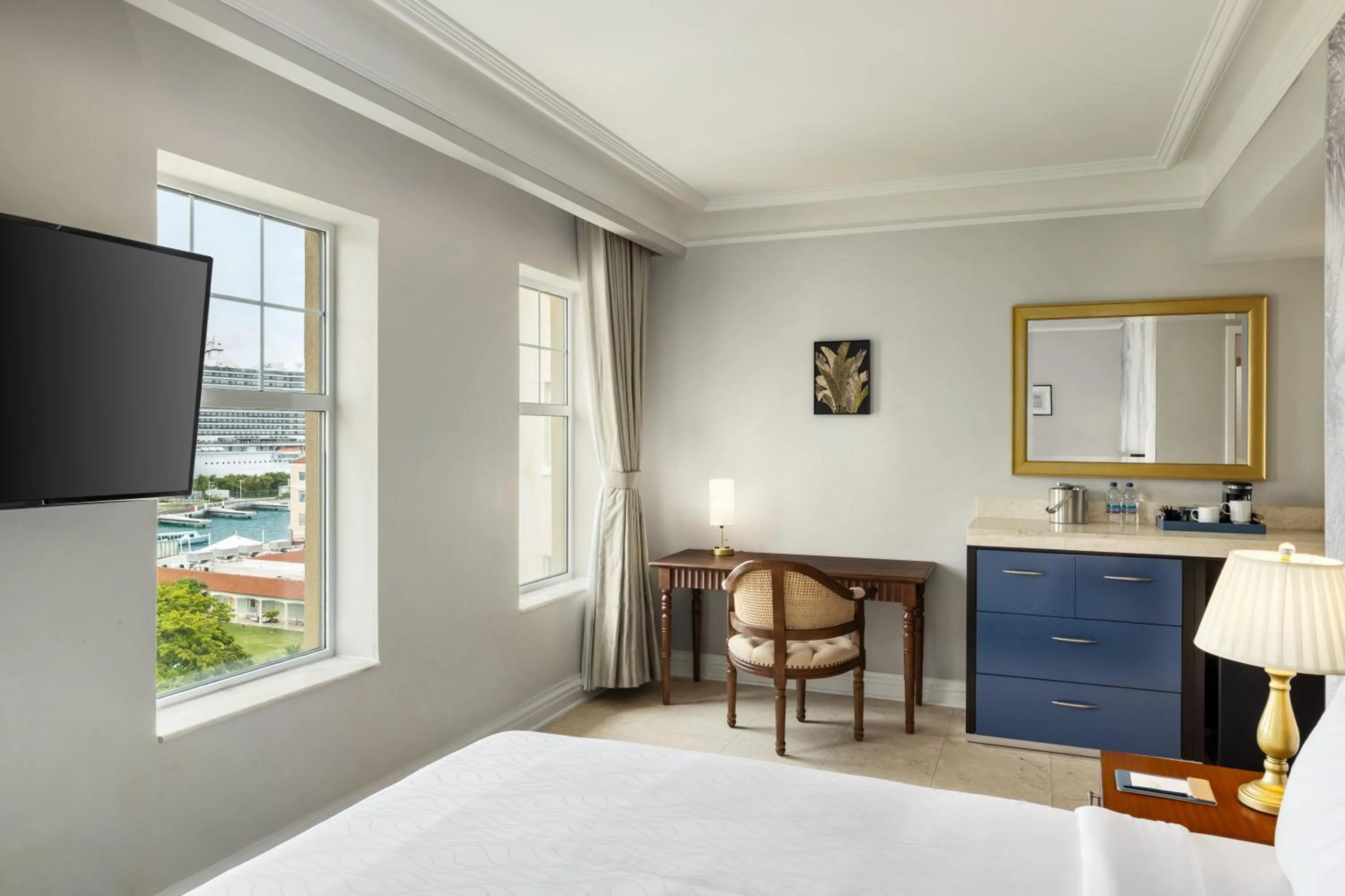 Bed in British Colonial Nassau