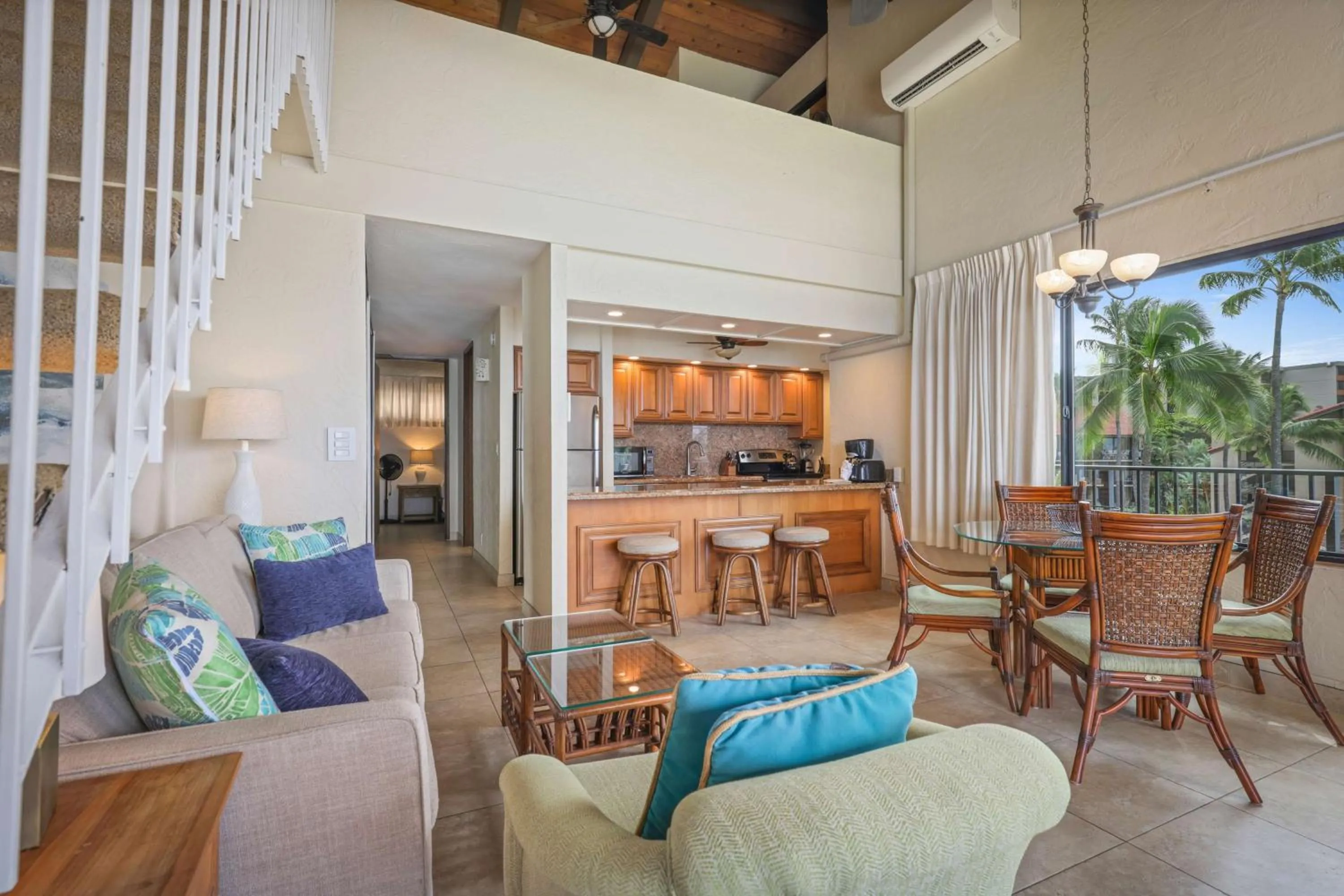 Kitchen or kitchenette in Aston at Papakea Resort