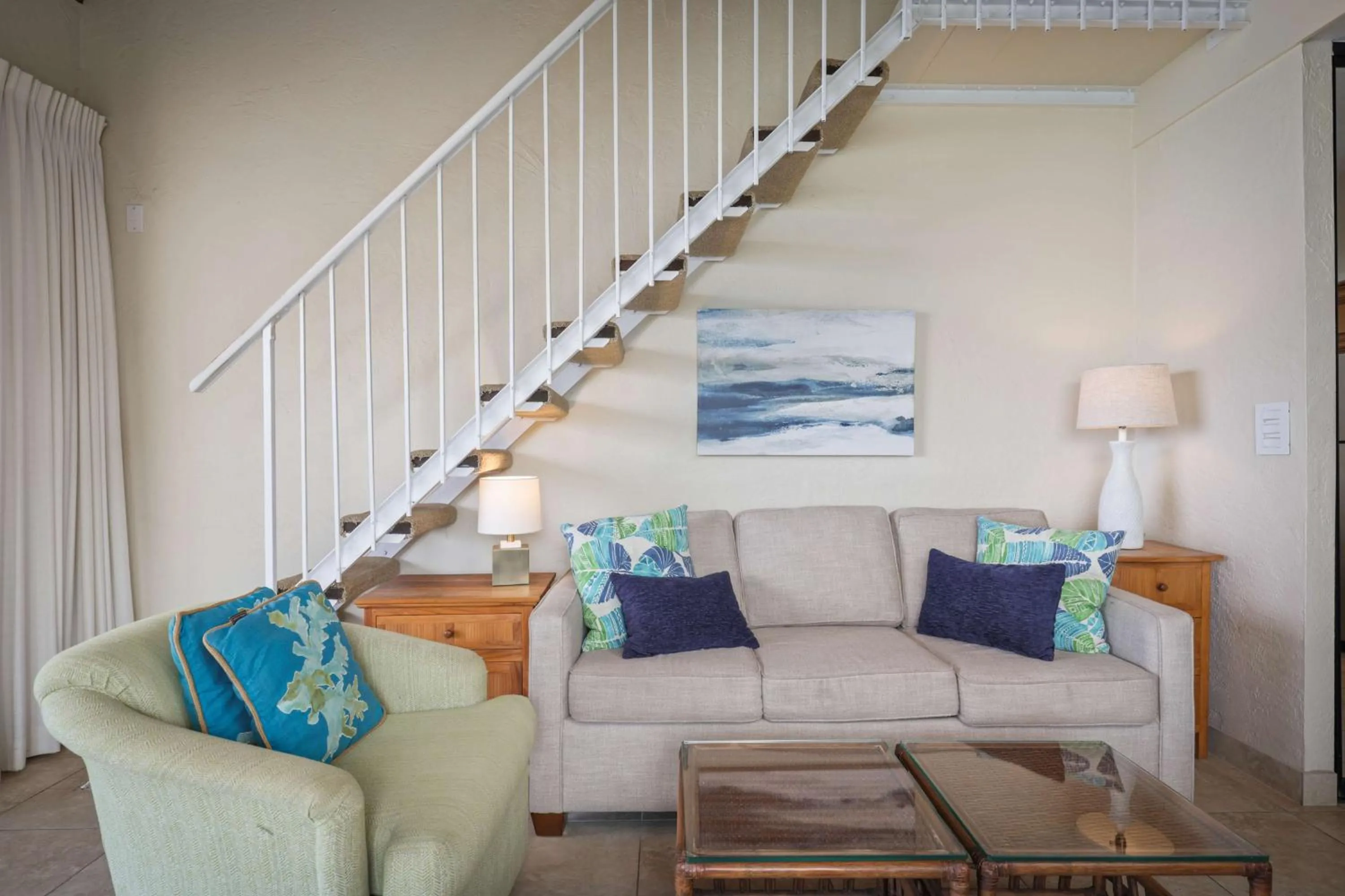 Living room in Aston at Papakea Resort