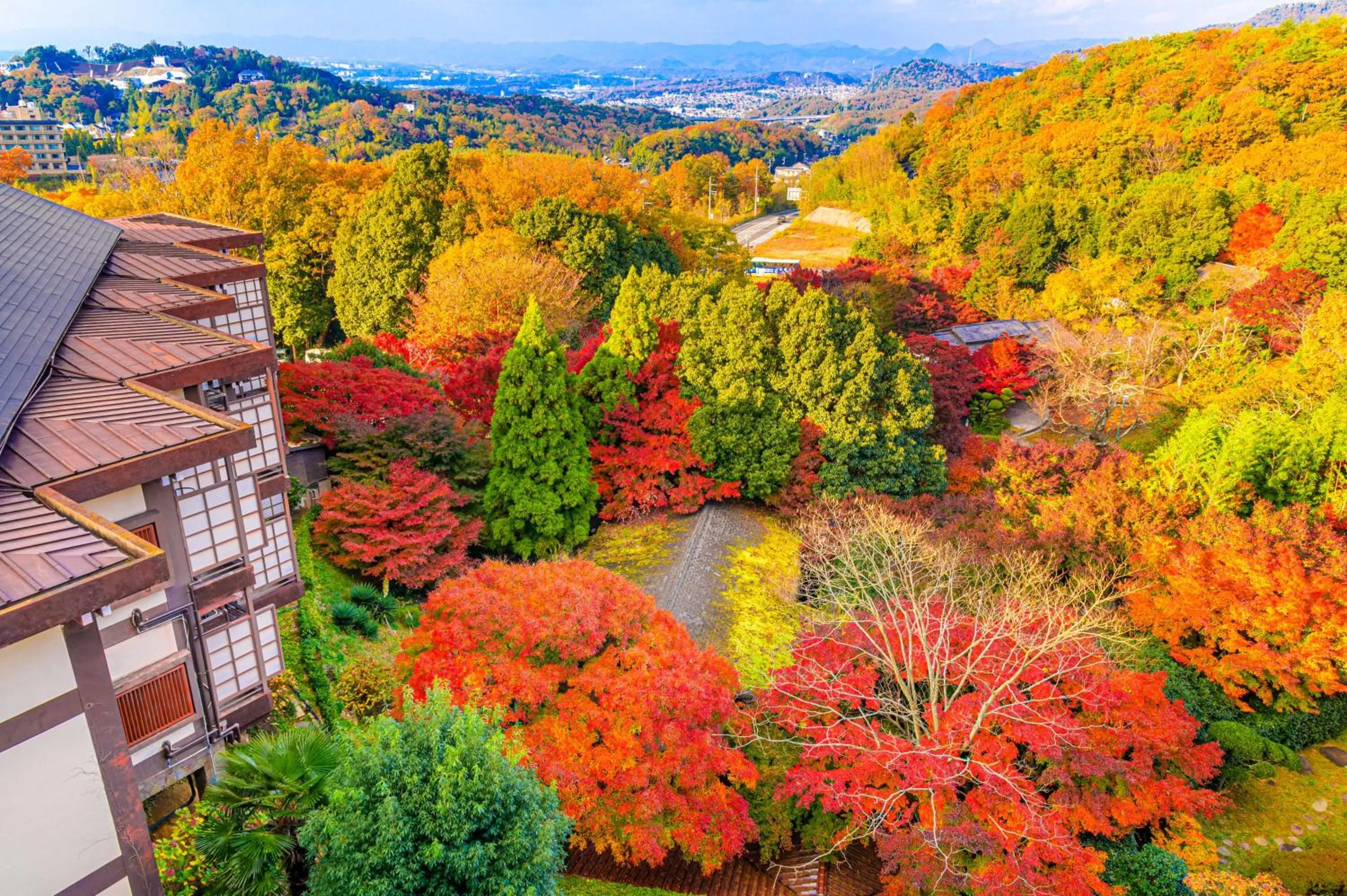 Natural landscape in Motoyu Kosenkaku