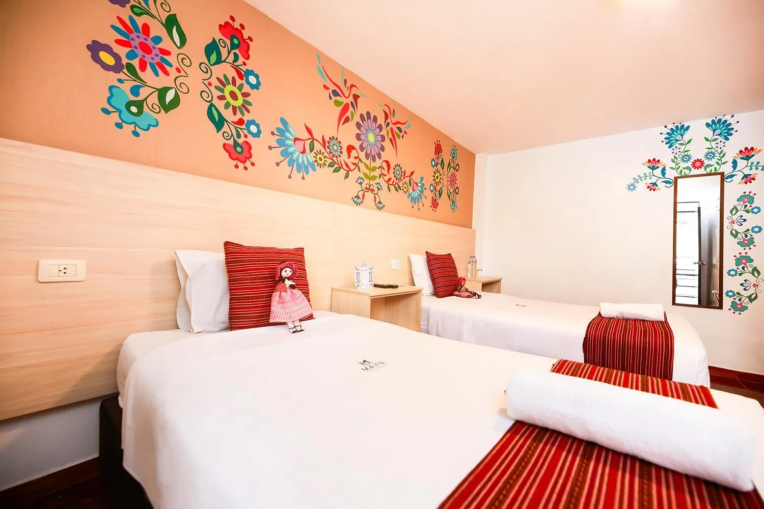 Bed in Mayu Boutique Hotel