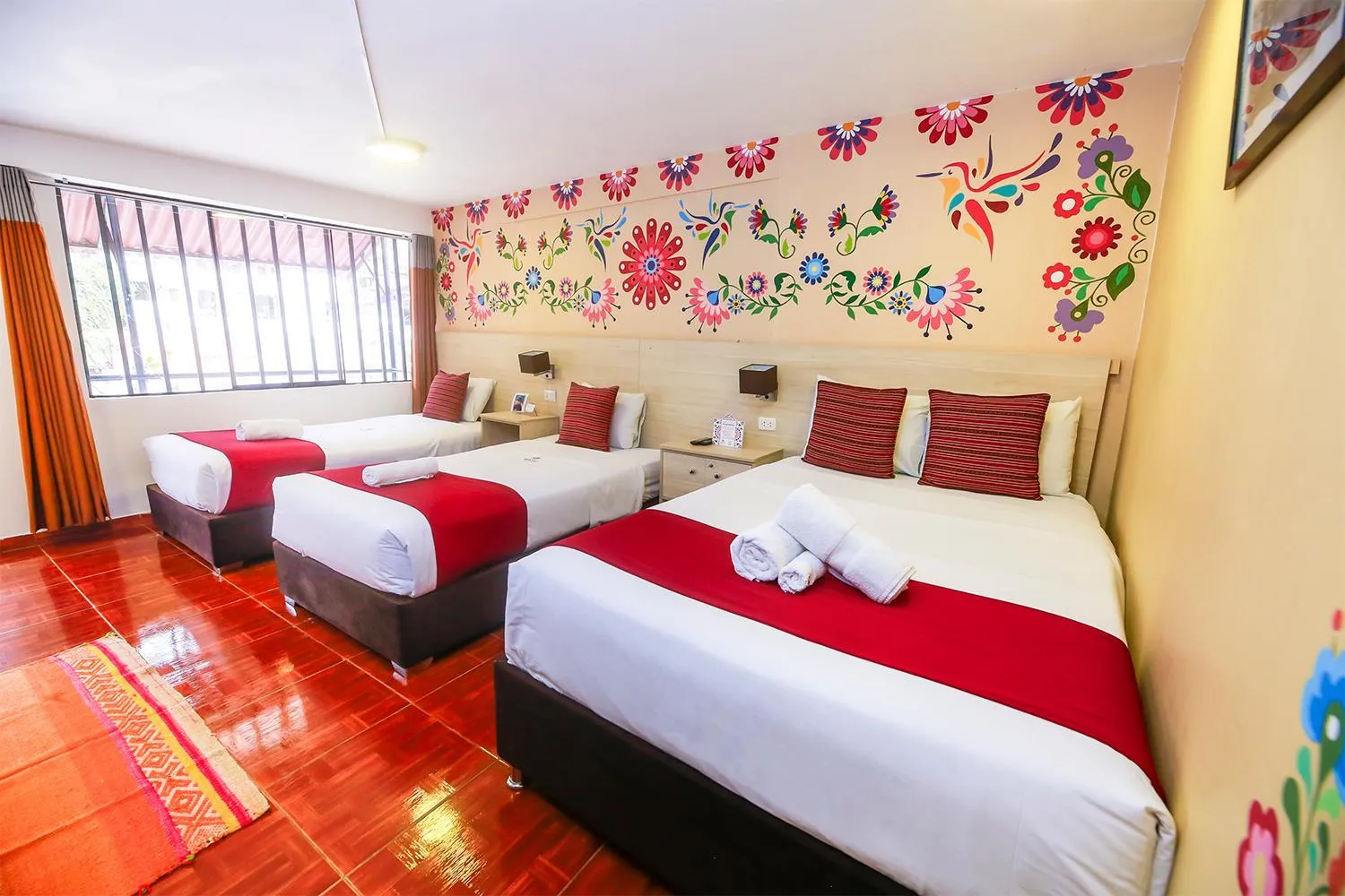 Bed in Mayu Boutique Hotel