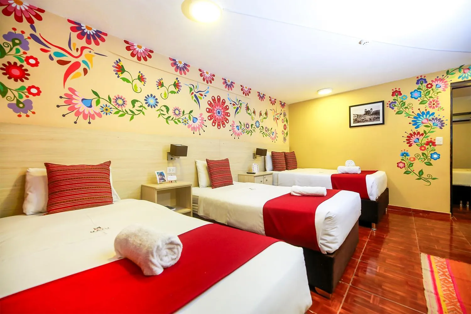 Bed in Mayu Boutique Hotel