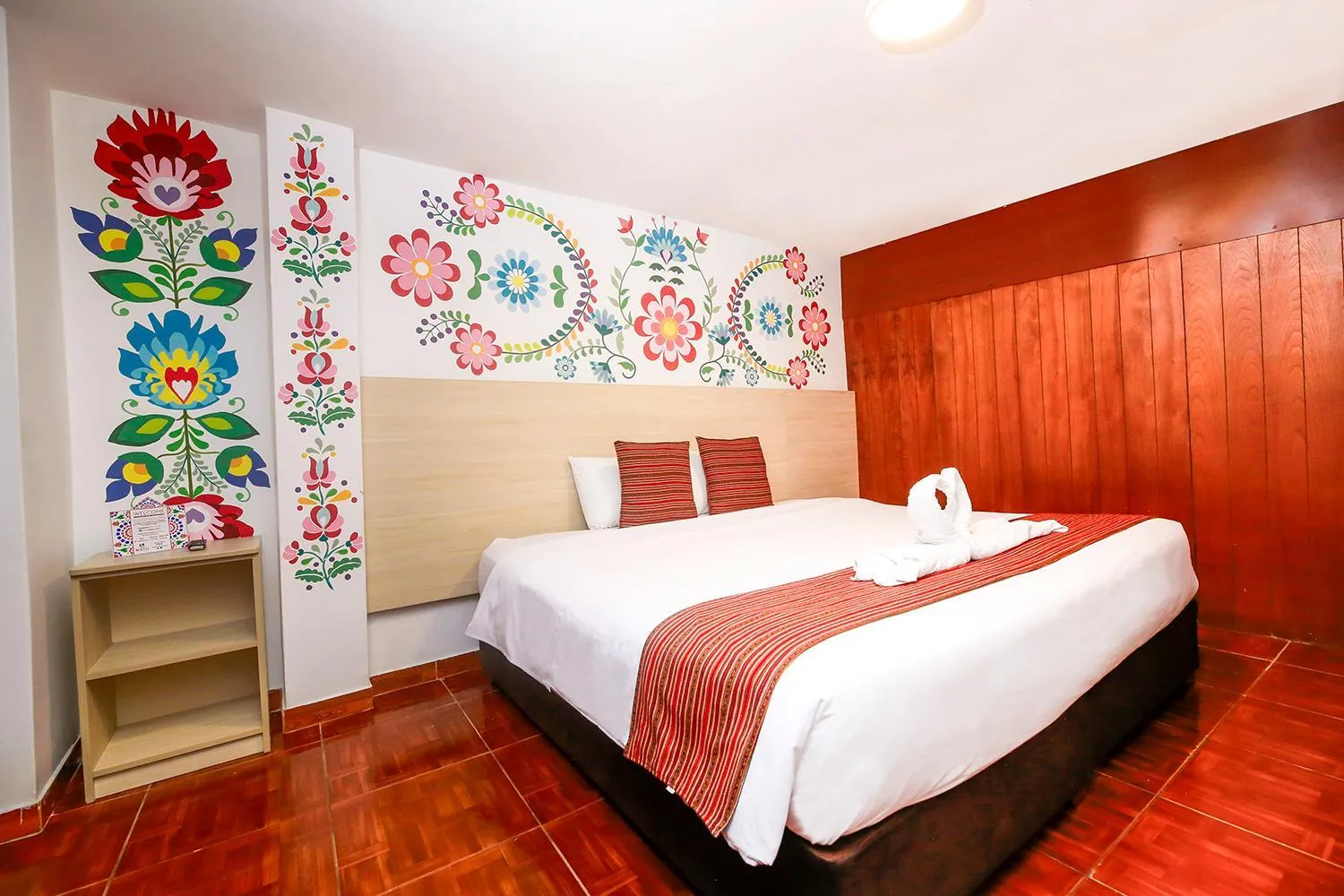 Bed in Mayu Boutique Hotel