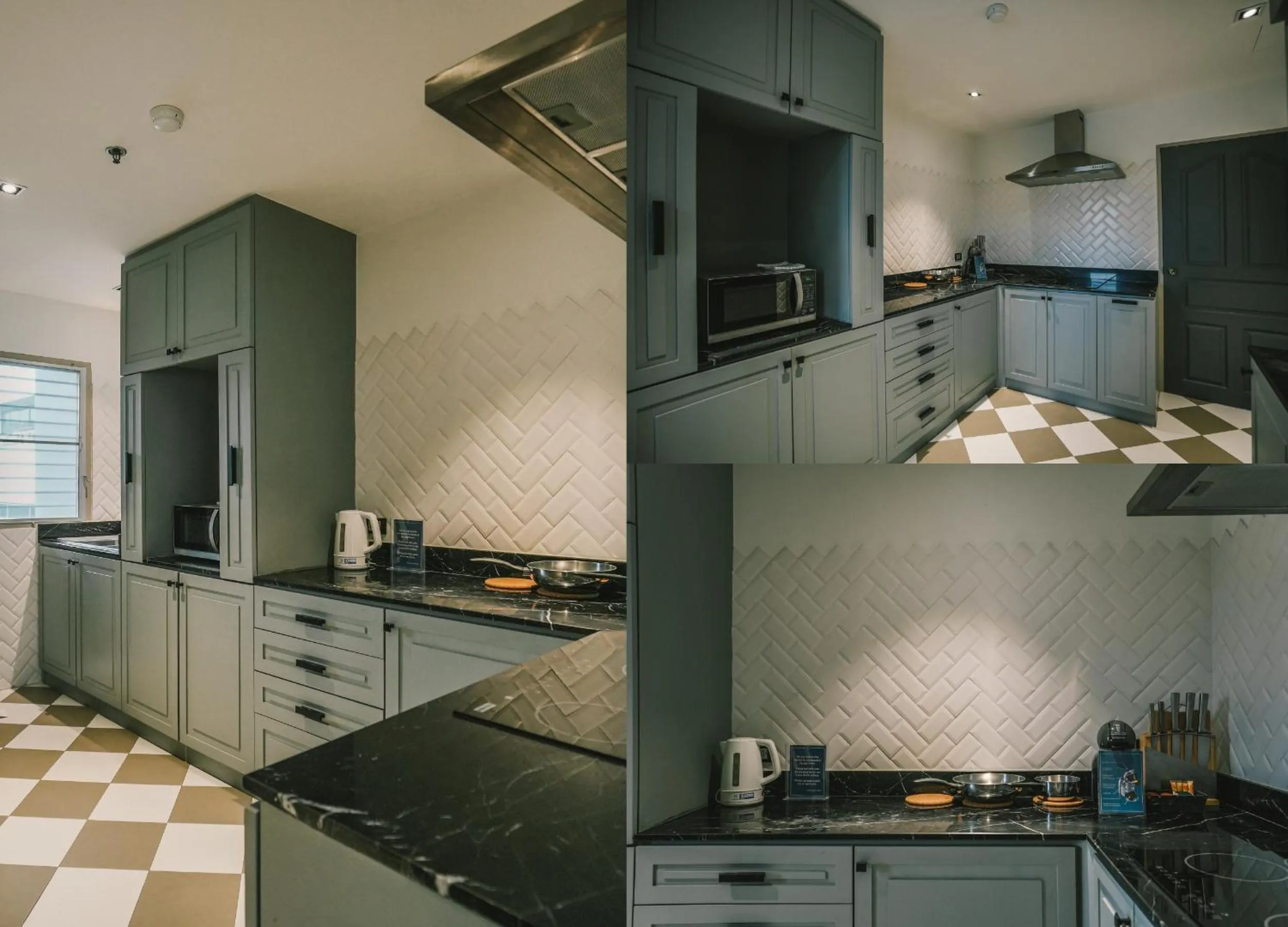 Kitchen or kitchenette in THEA Private Suites by TH District