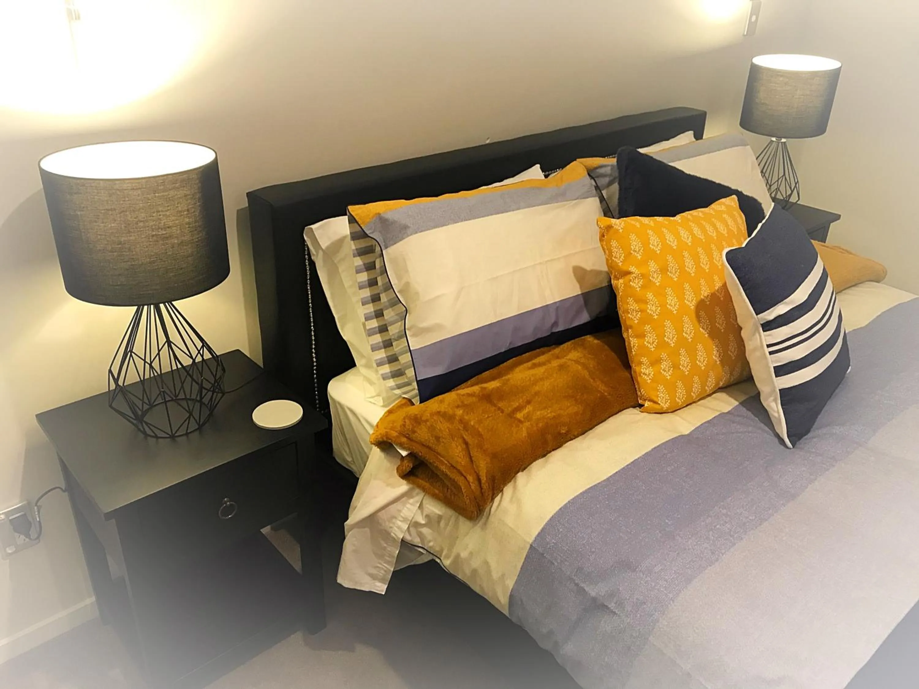 Bed in Flat Bush Holiday Accommodation