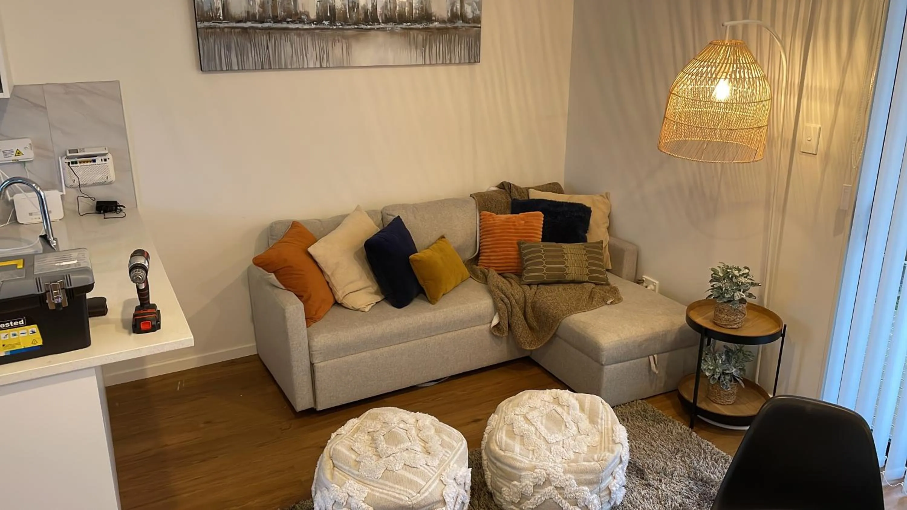 Living room in Flat Bush Holiday Accommodation