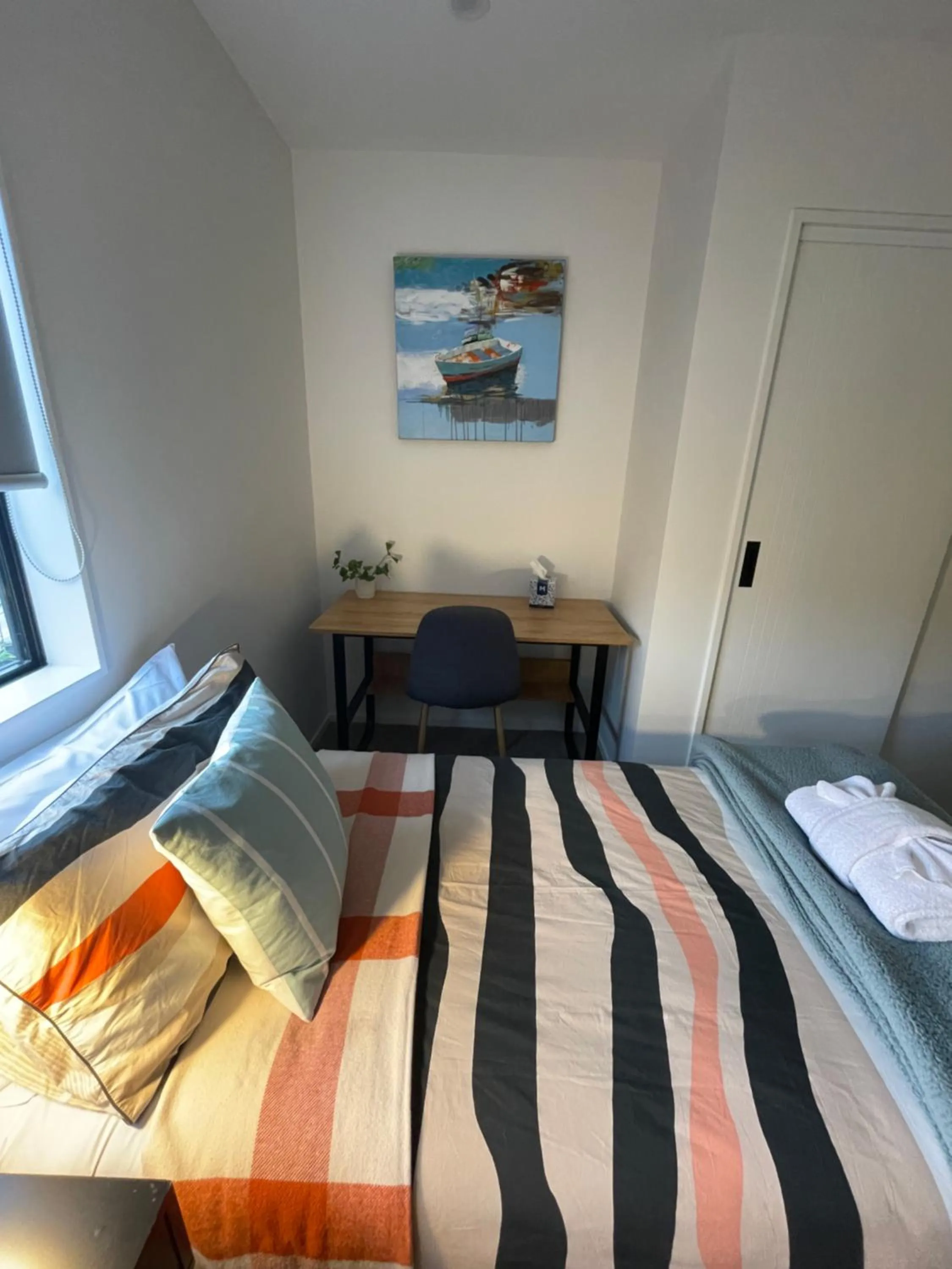 Bed in Flat Bush Holiday Accommodation