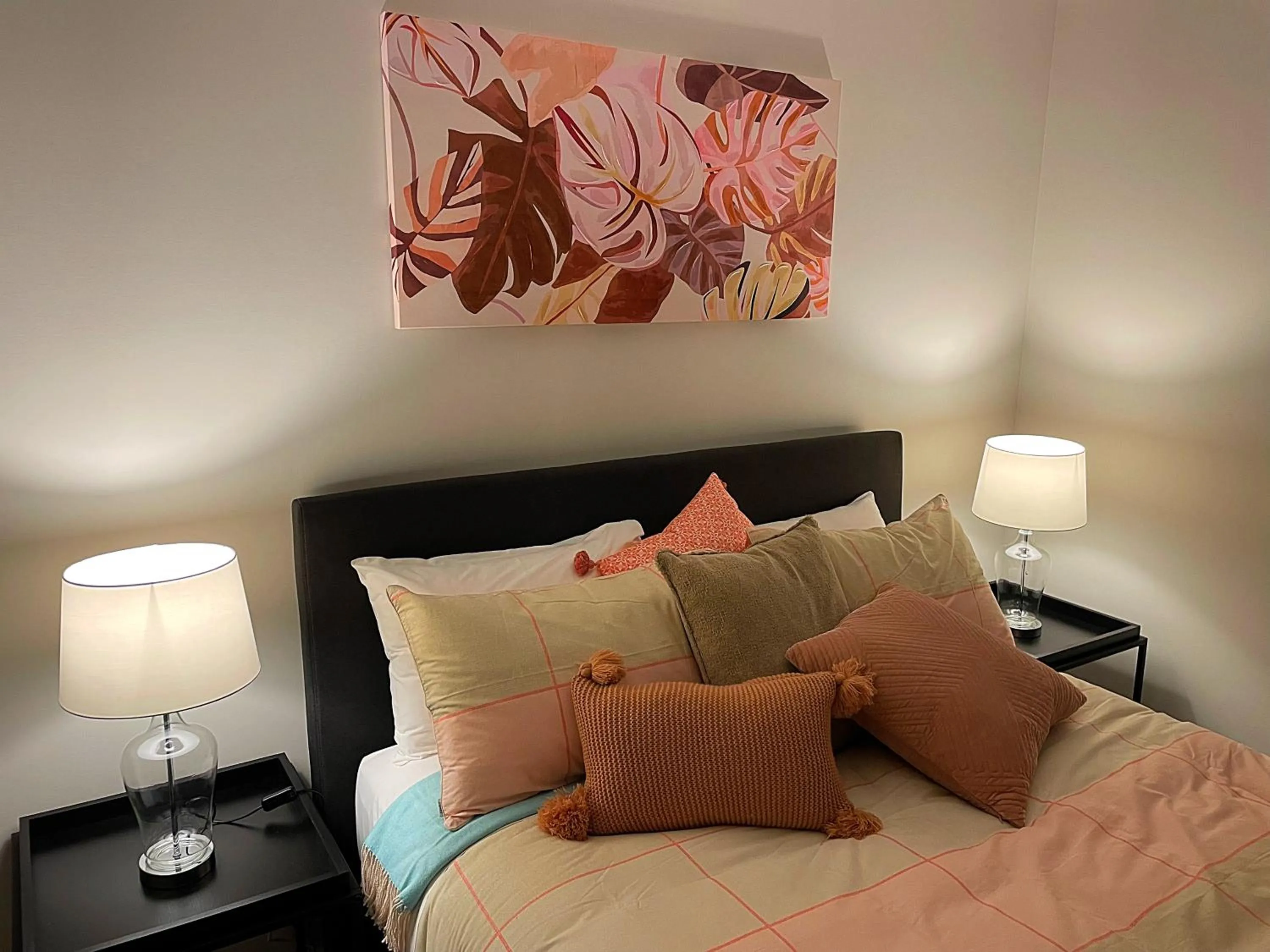 Bed in Flat Bush Holiday Accommodation