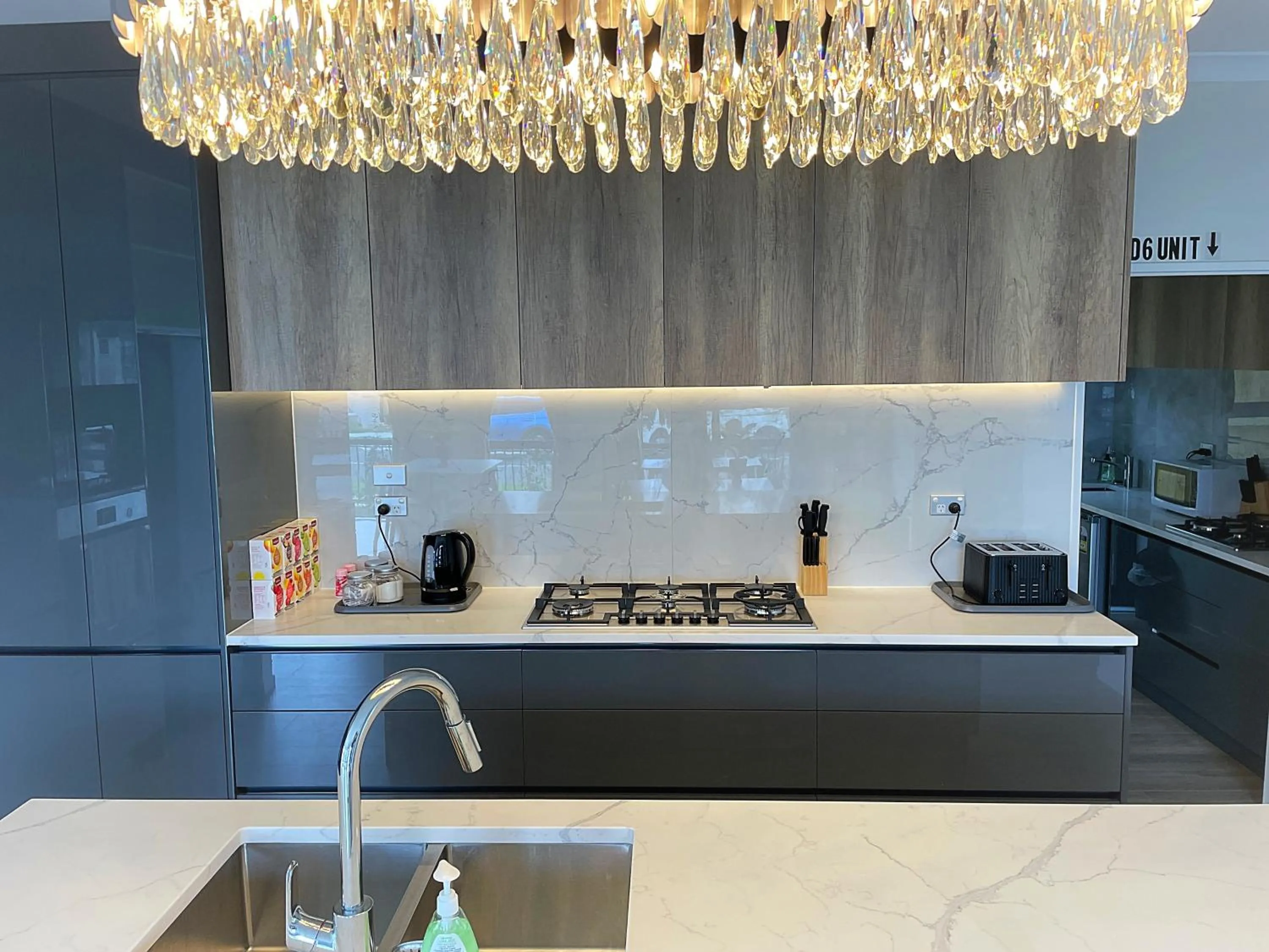 Kitchen or kitchenette in Flat Bush Holiday Accommodation