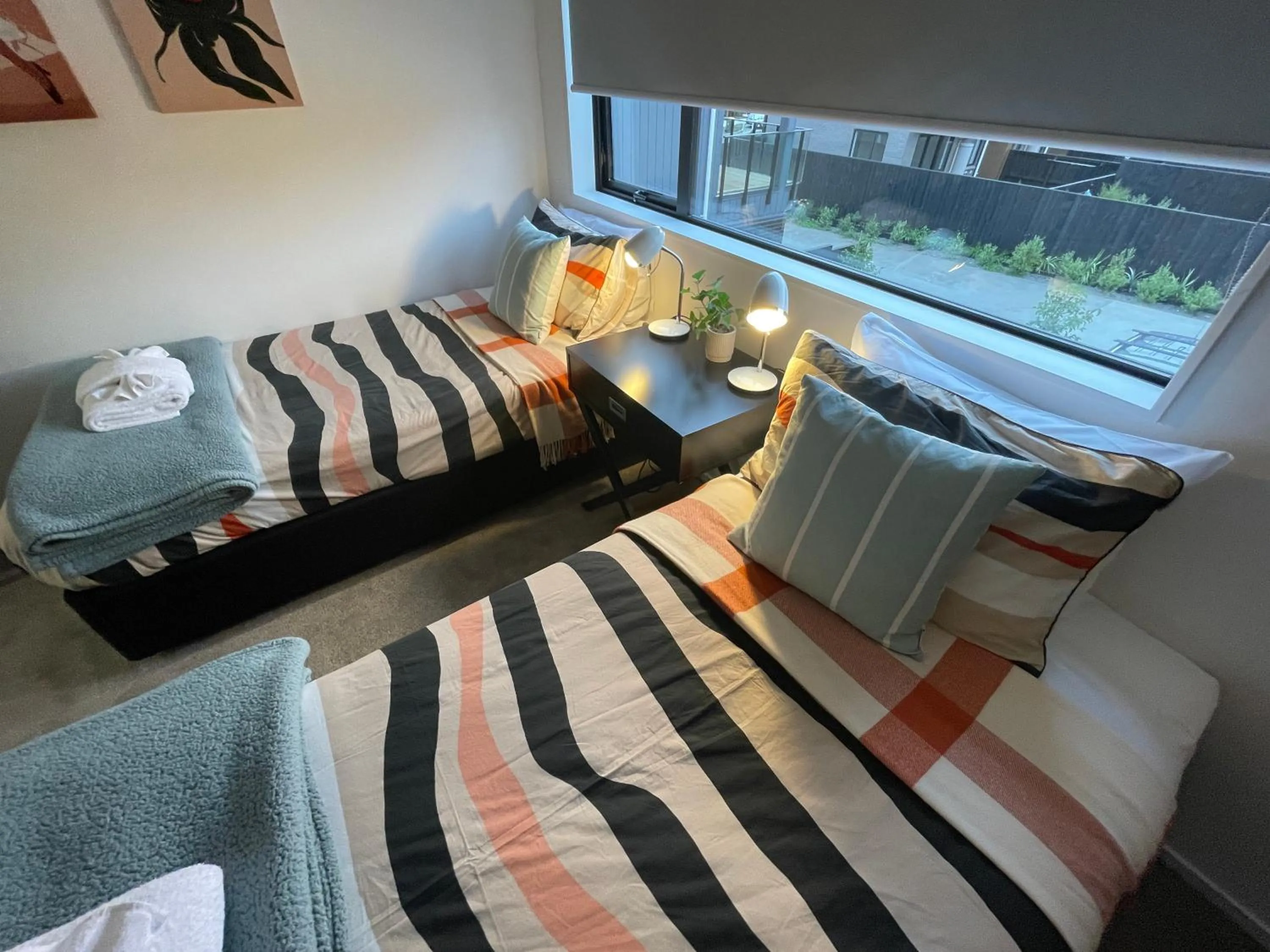 Bed in Flat Bush Holiday Accommodation