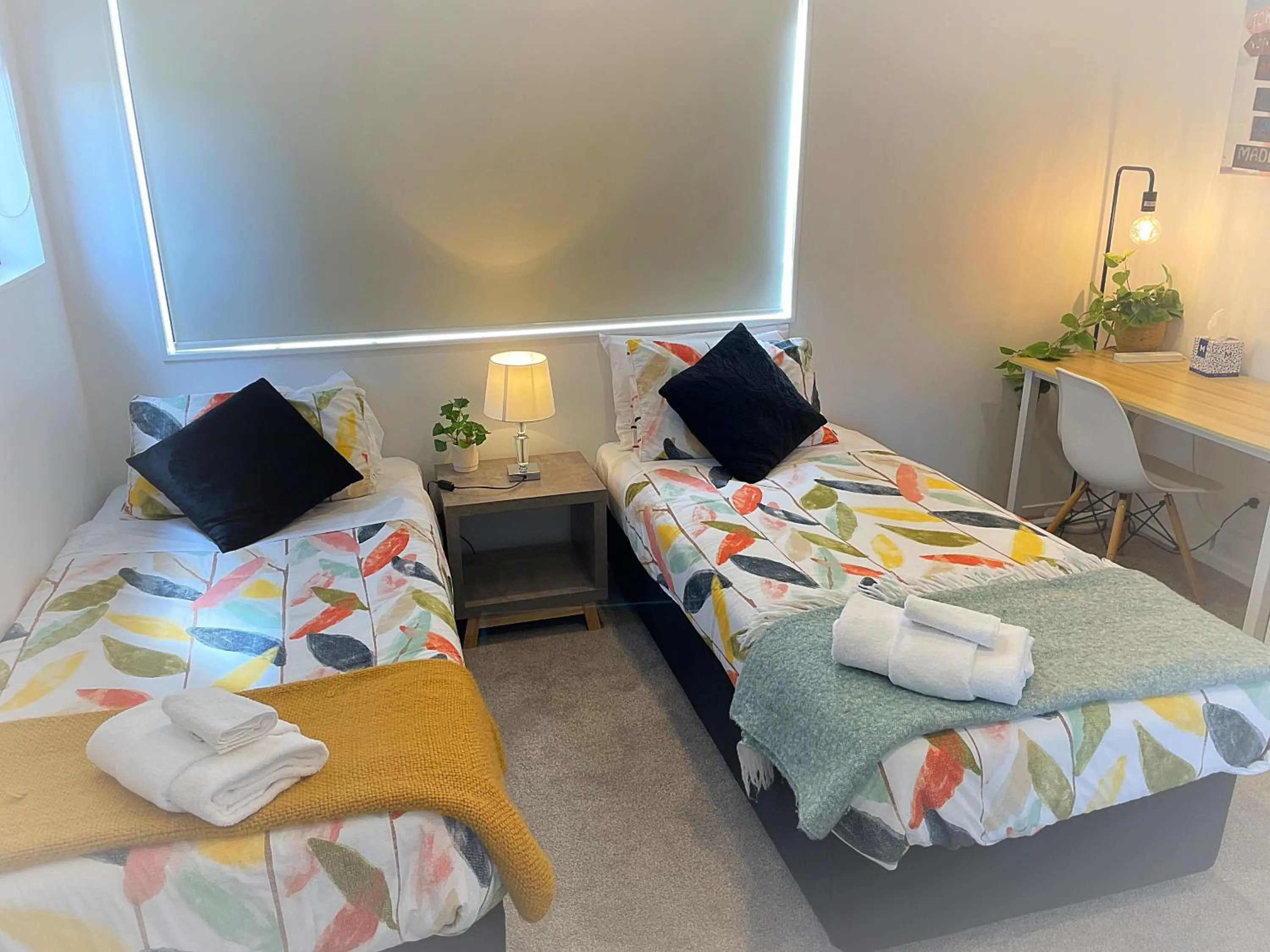 Bed in Flat Bush Holiday Accommodation