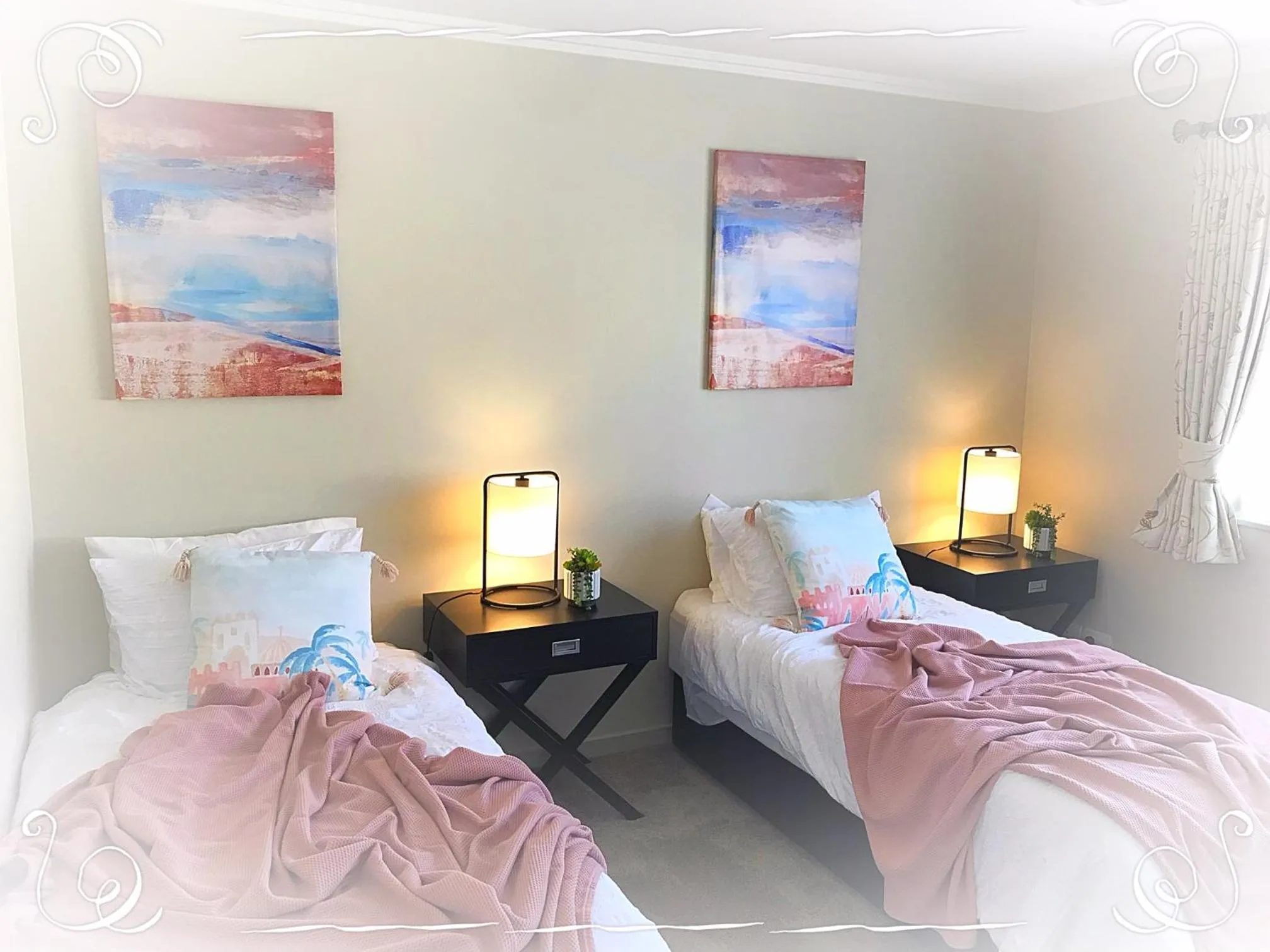 Bed in Flat Bush Holiday Accommodation