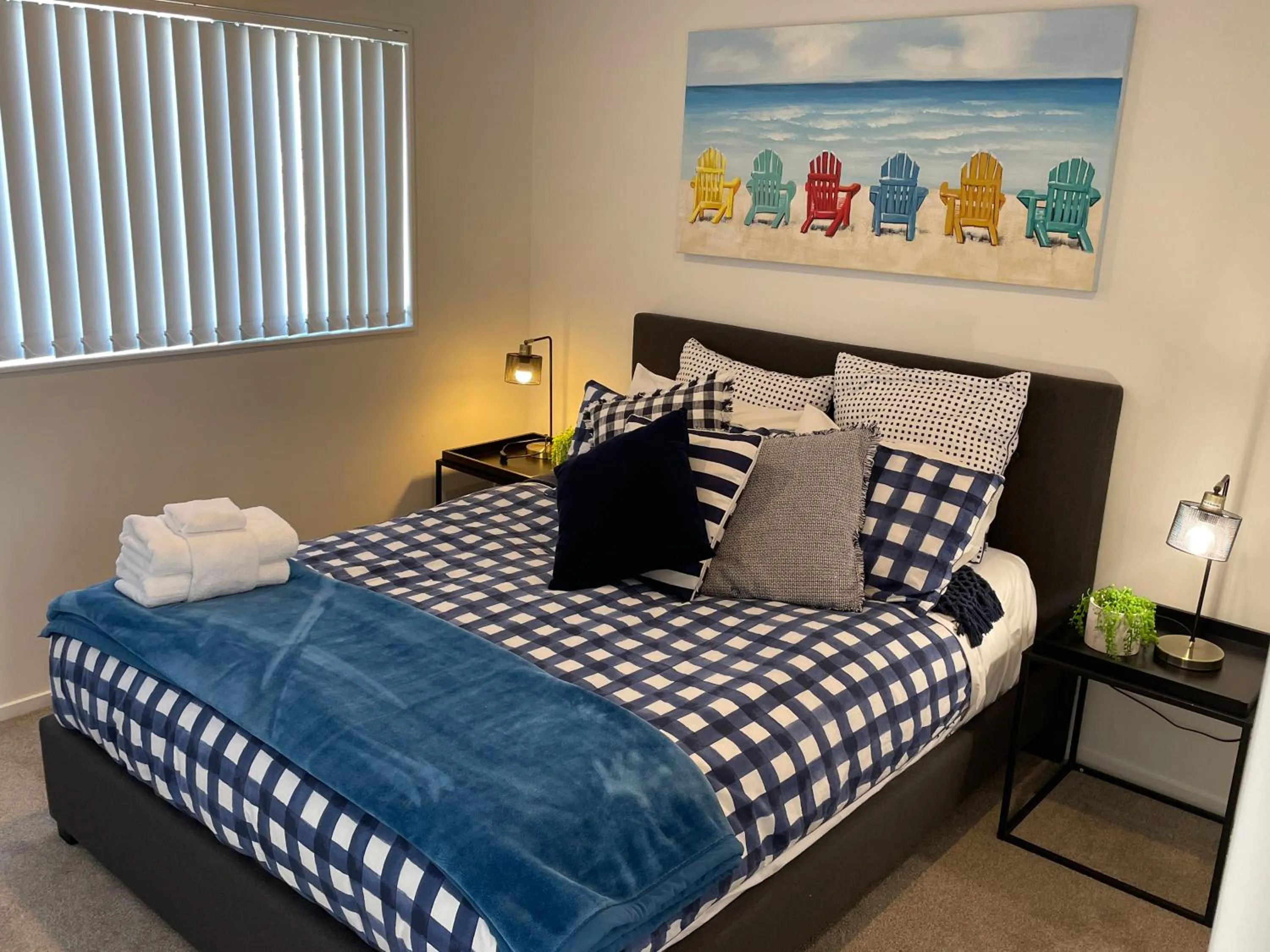 Bed in Flat Bush Holiday Accommodation