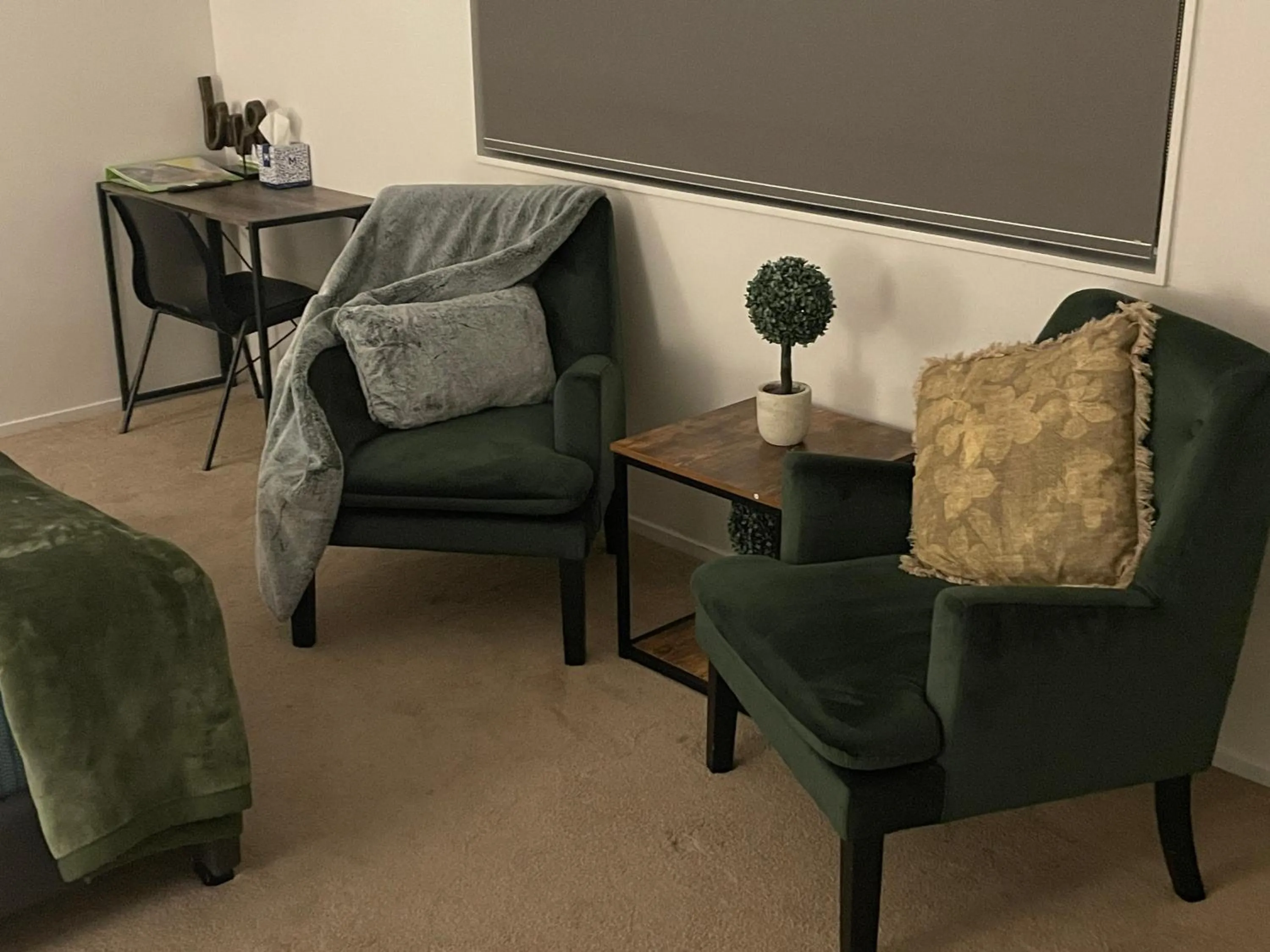 Seating area in Flat Bush Holiday Accommodation