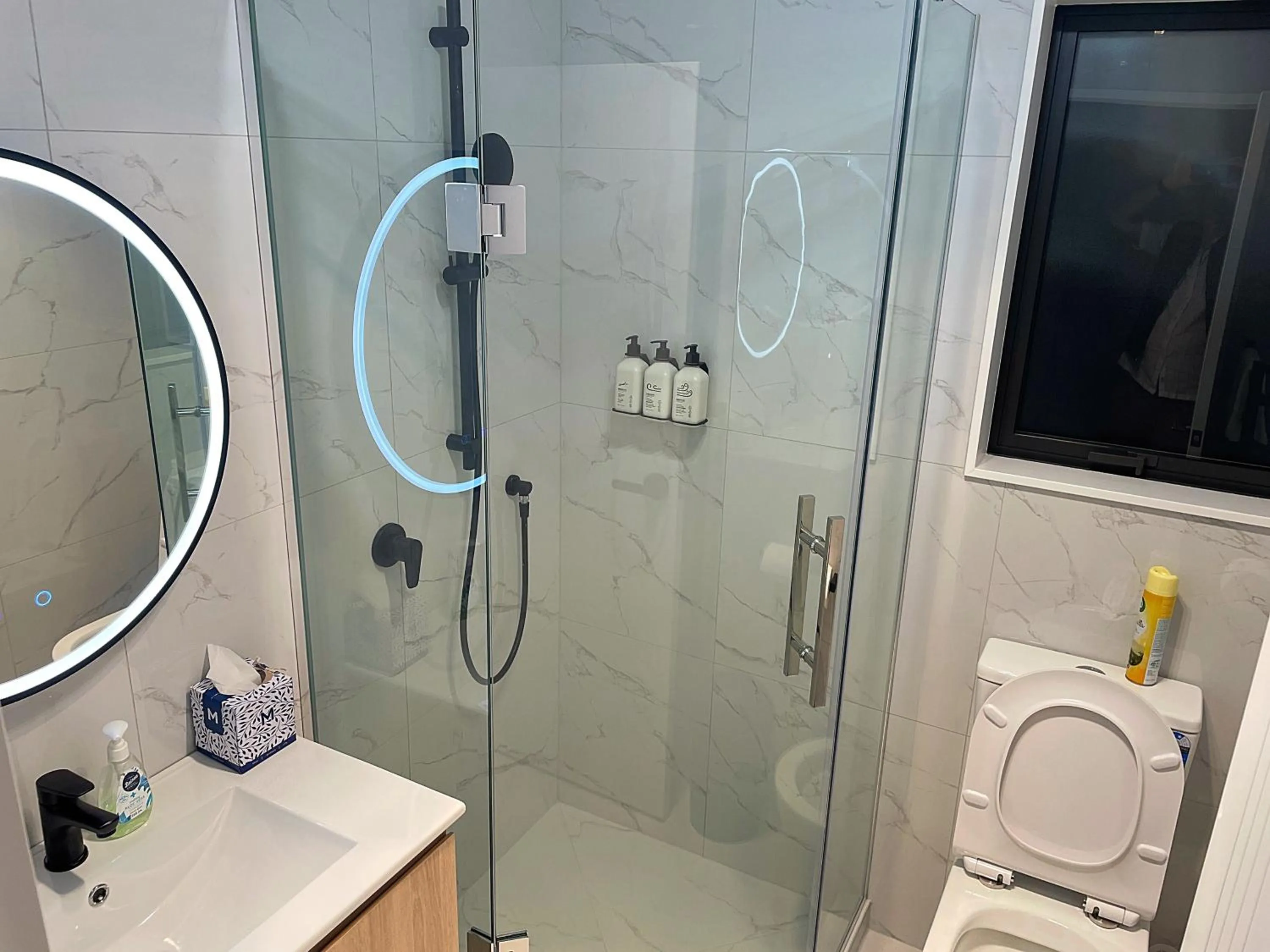 Shower in Flat Bush Holiday Accommodation