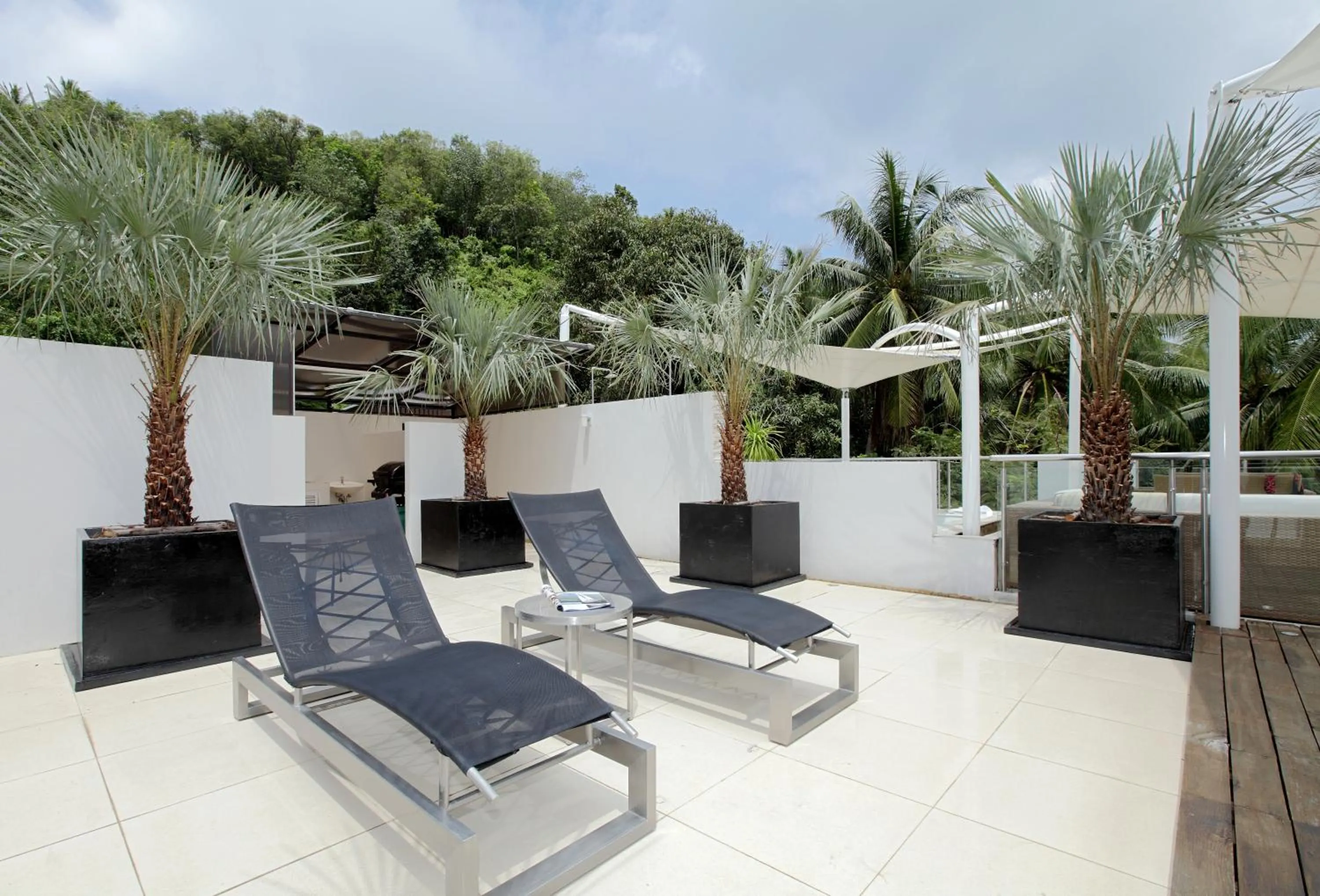 Balcony/Terrace in The Park Surin Serviced Apartments by RESAVA