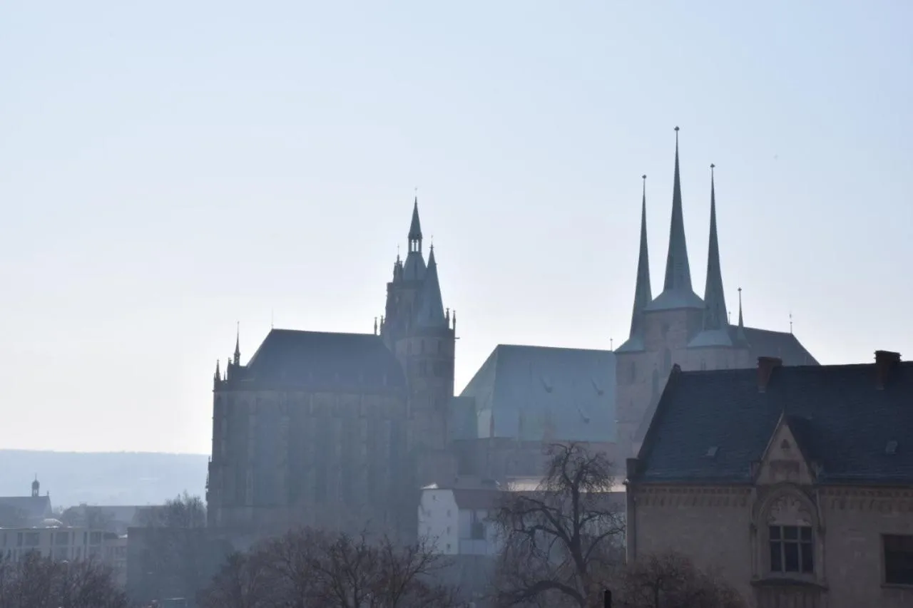 Landmark view in Hotel Garni " Am Domplatz"