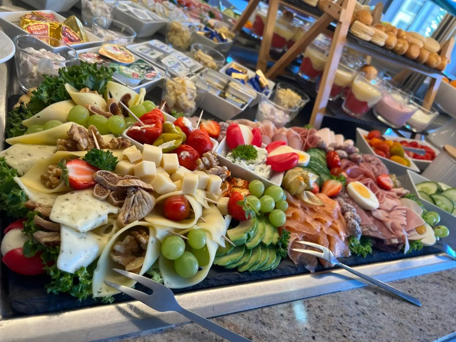 Buffet breakfast in Hotel Garni " Am Domplatz"