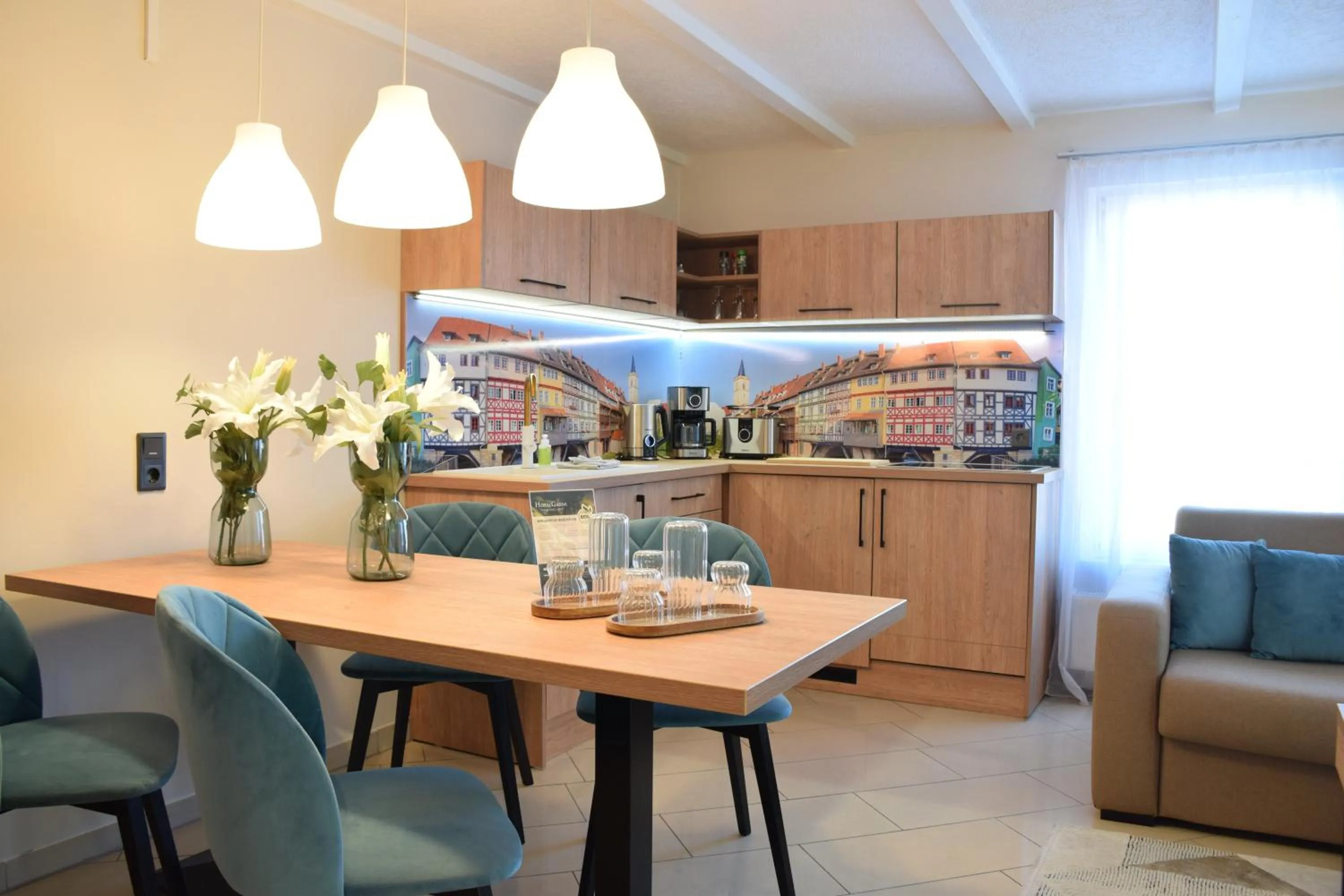 Dining area in Hotel Garni " Am Domplatz"