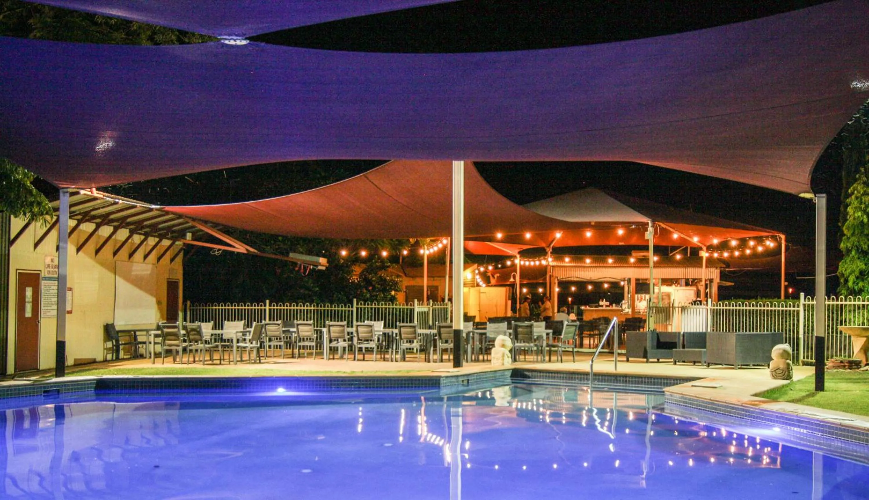 Seating area in Lily Lagoon Resort