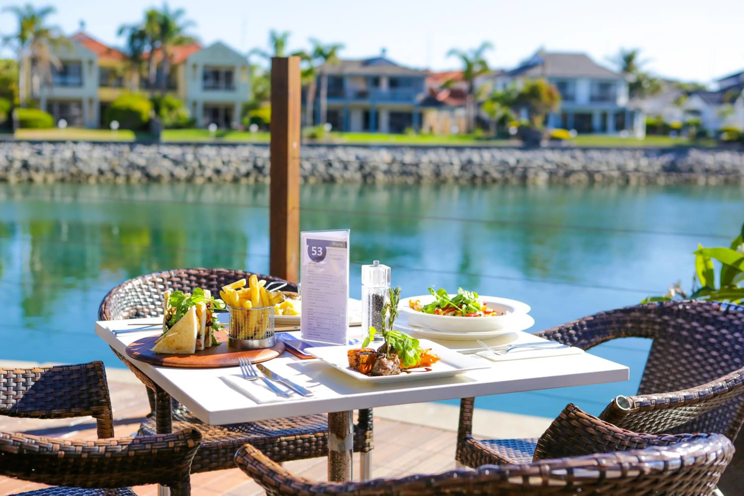 Food close-up in Marina Hotel
