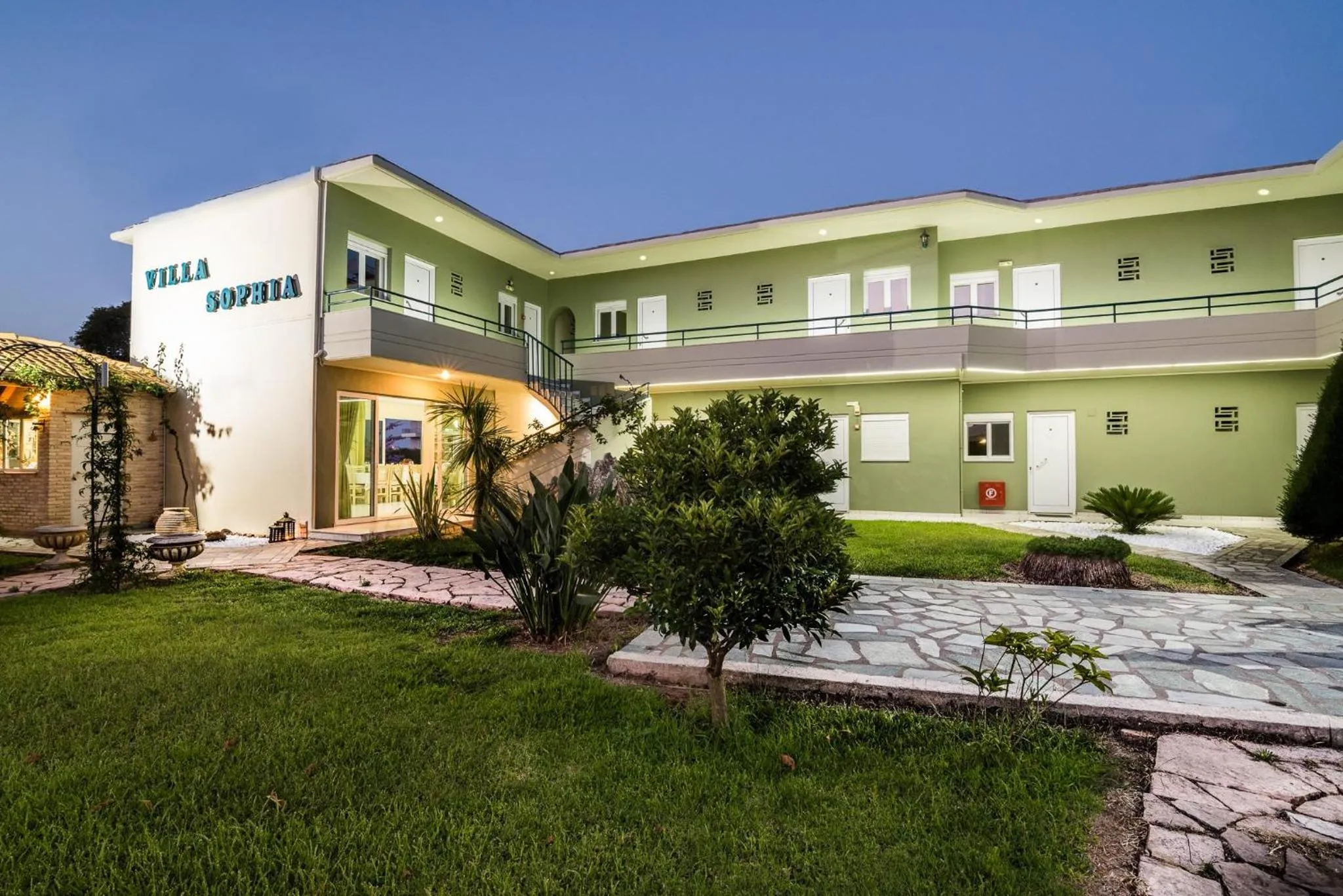 Garden view in Villa Sophia