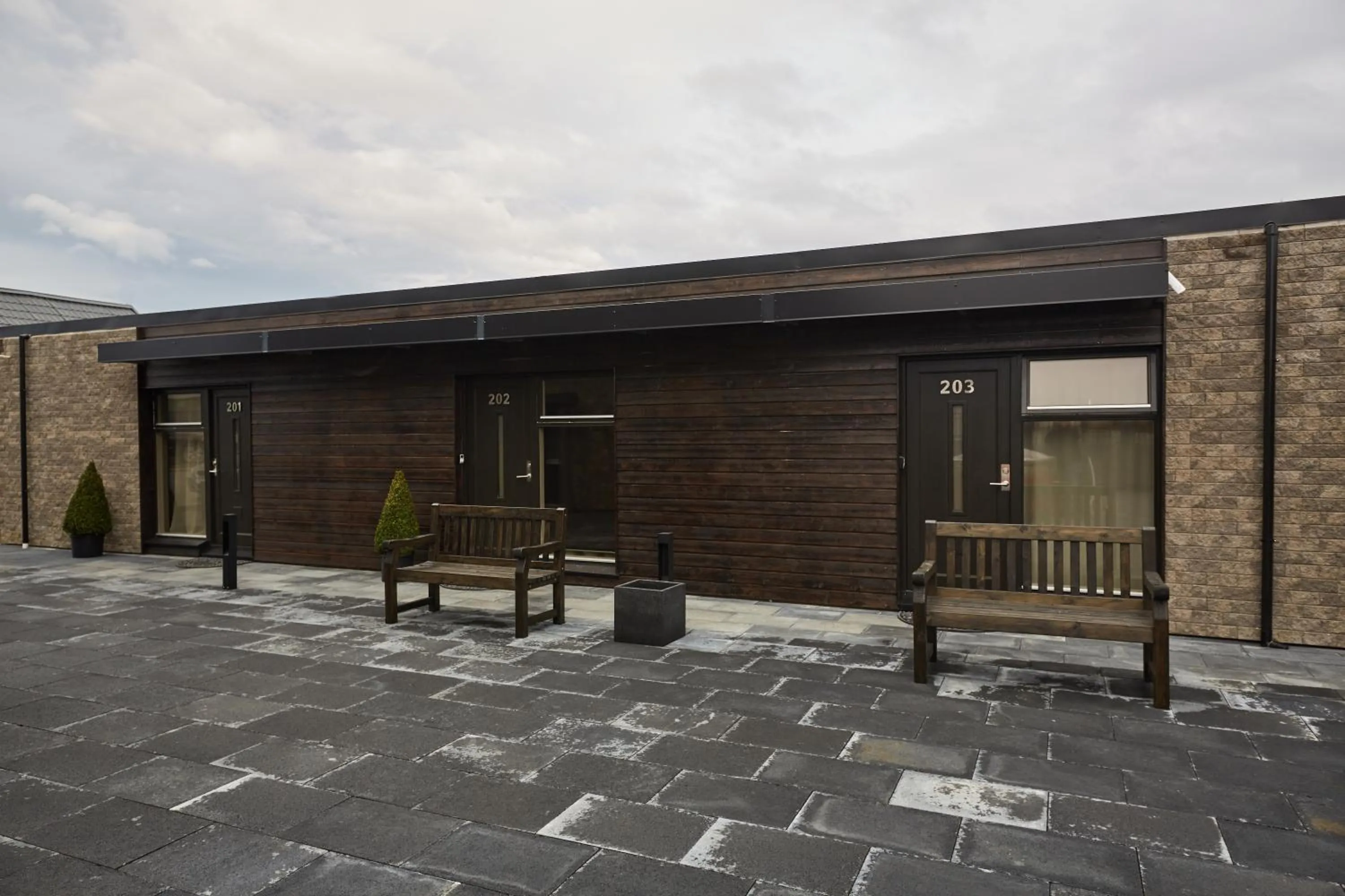 Patio in Keflavik Micro Suites