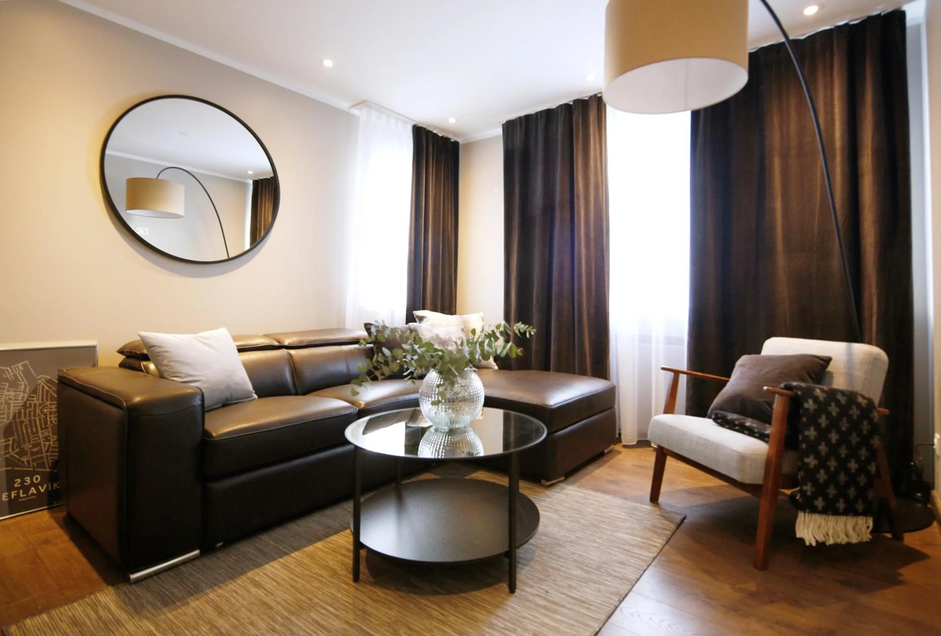 Living room in Keflavik Micro Suites