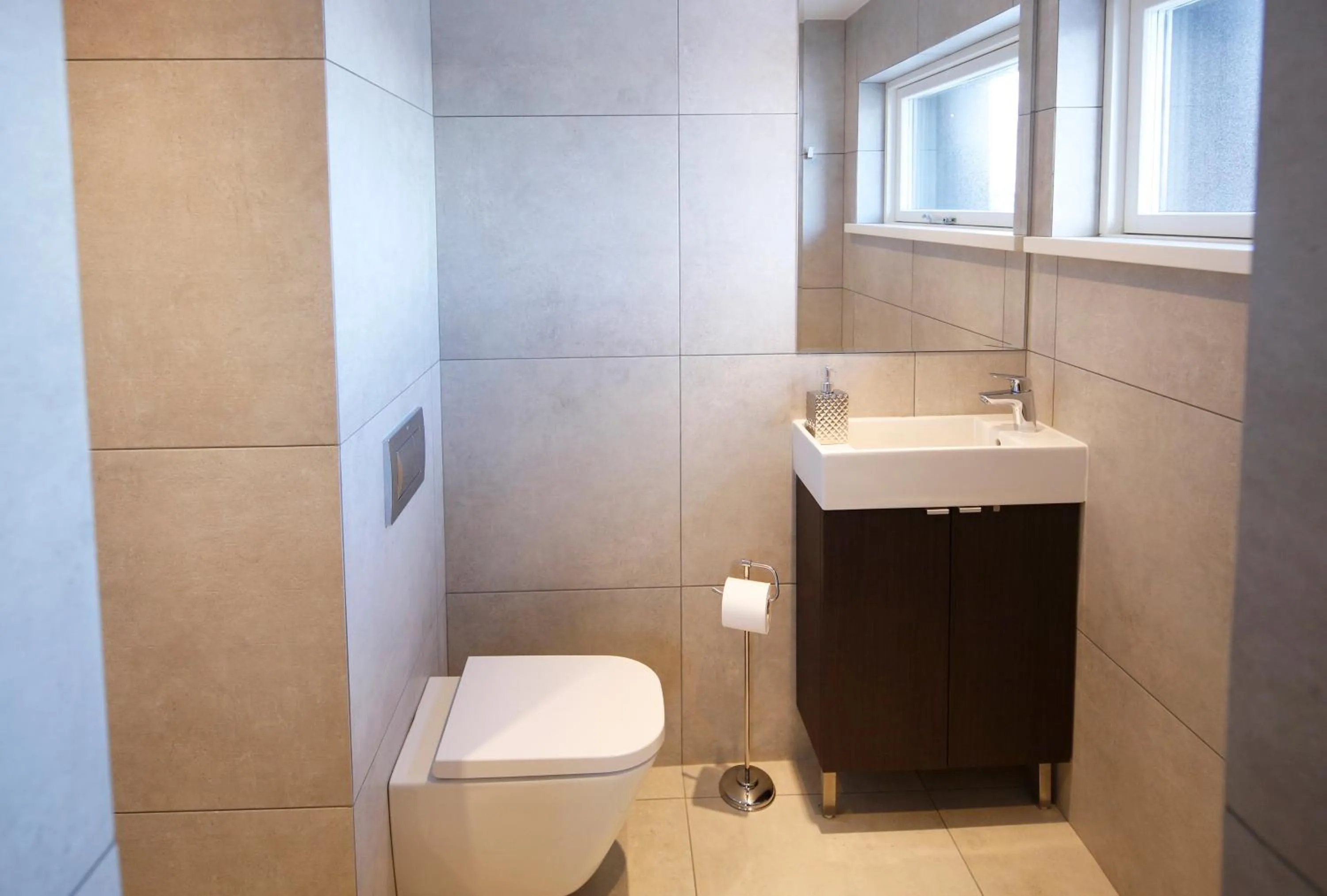 Bathroom in Keflavik Micro Suites