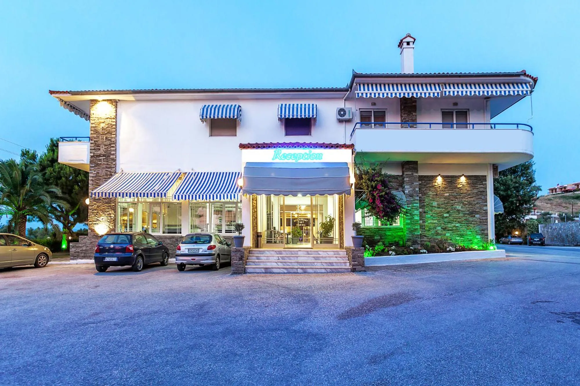 Facade/entrance in Xenios Port Marina Hotel