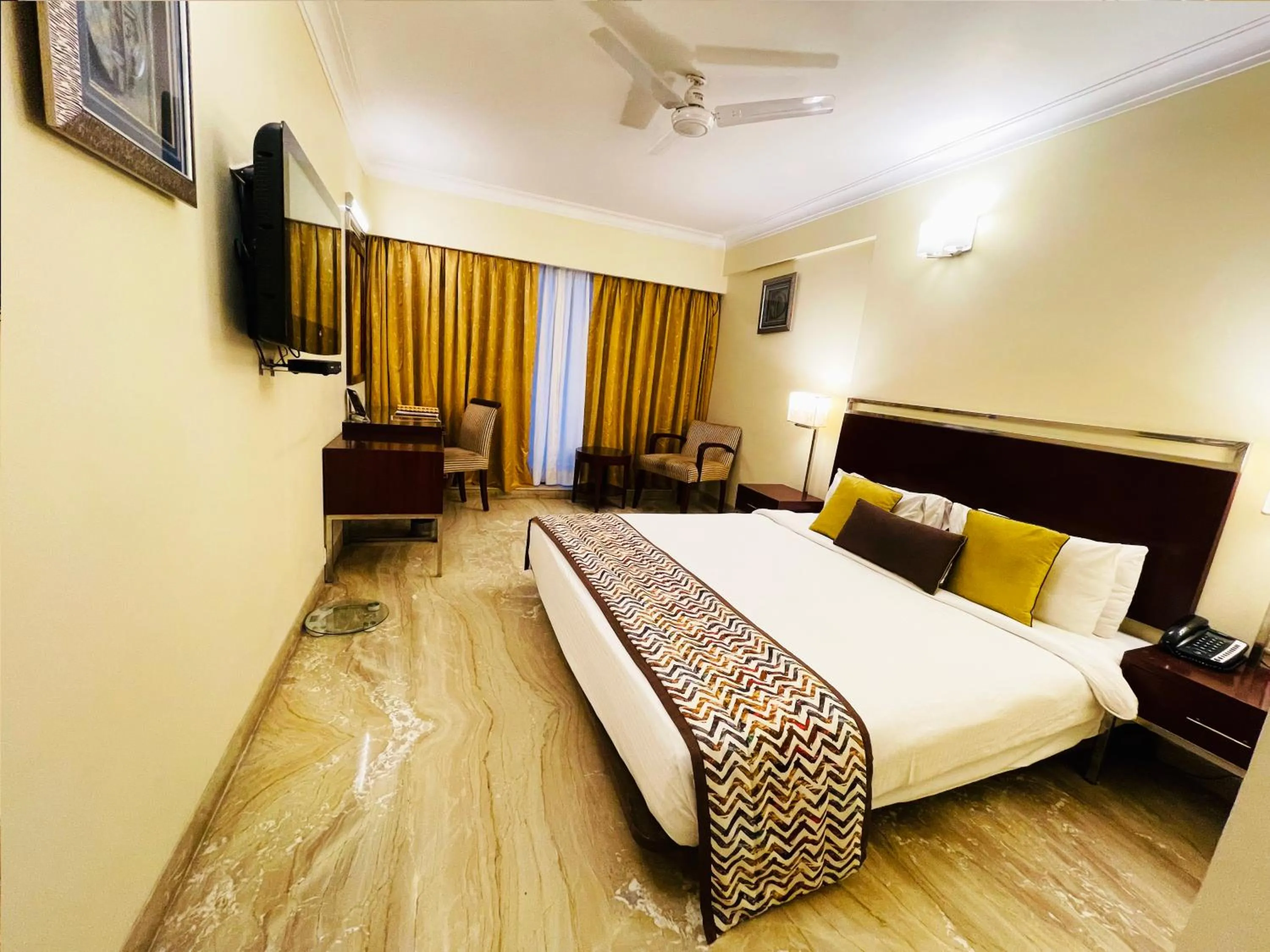 Bedroom, Bed in The Wall Street Beacon, Jaipur