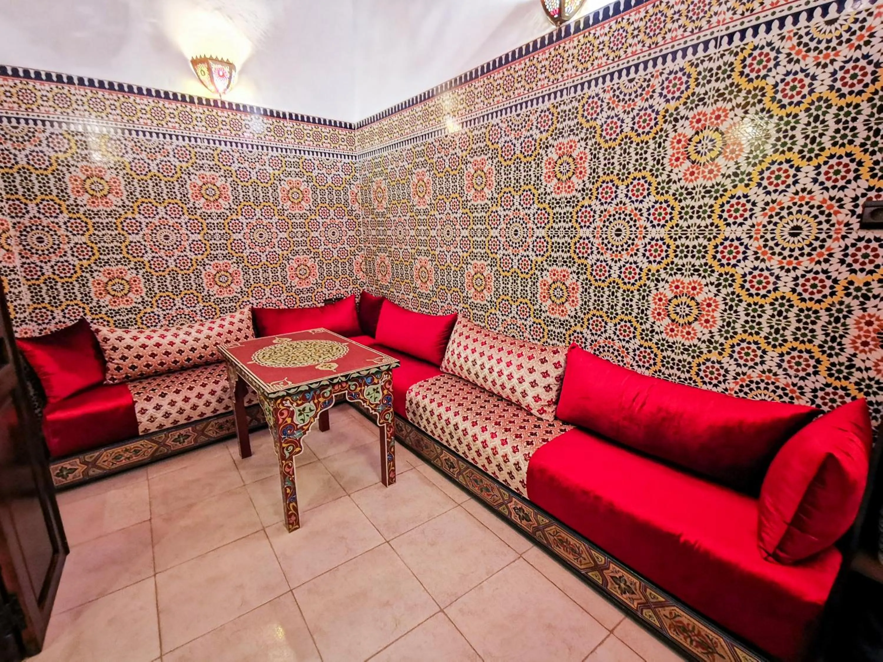 Living room in Riad Farah