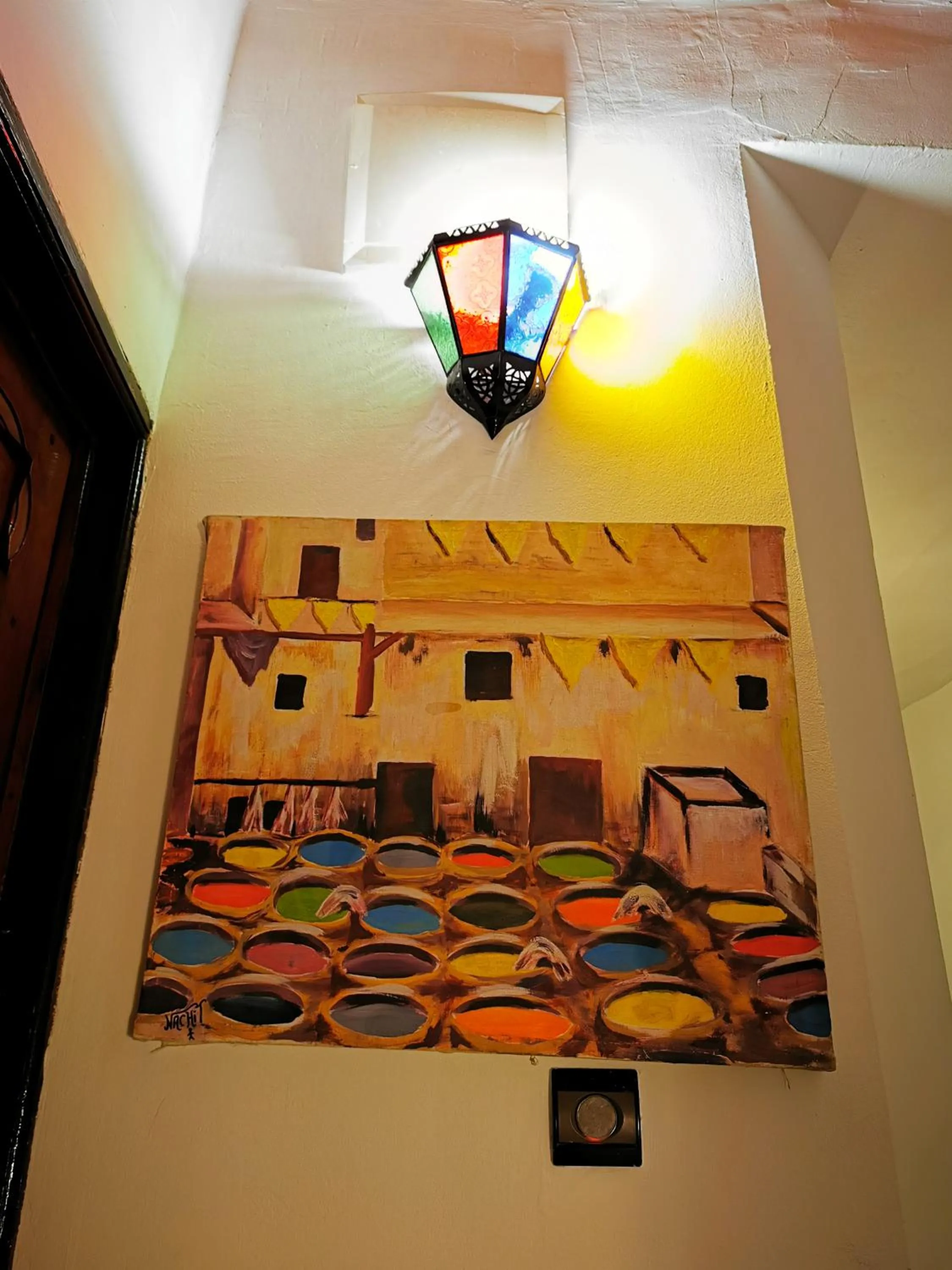 Decorative detail in Riad Farah