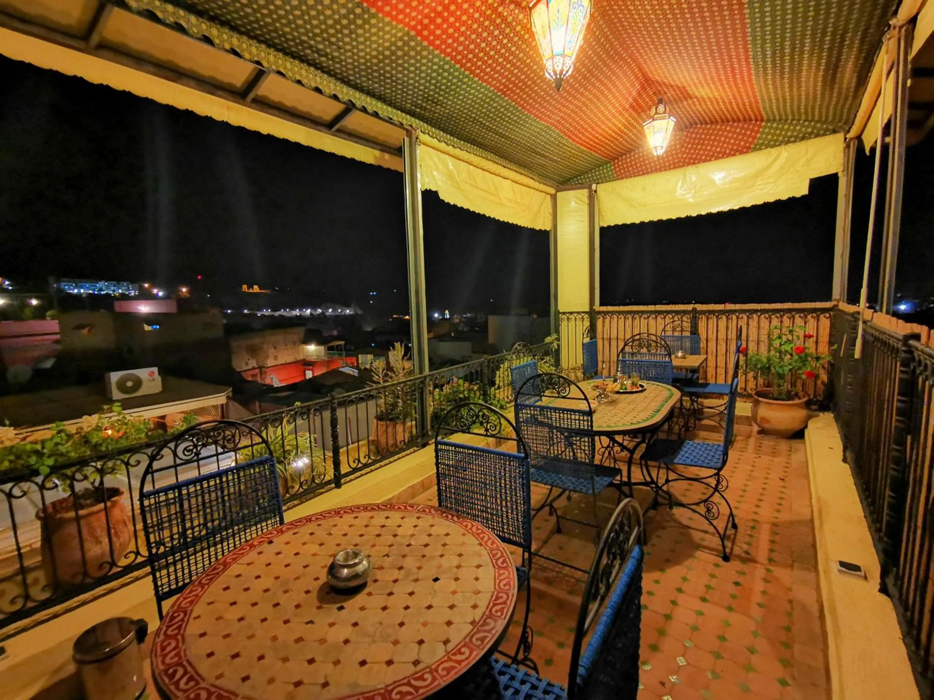 Balcony/Terrace in Riad Farah
