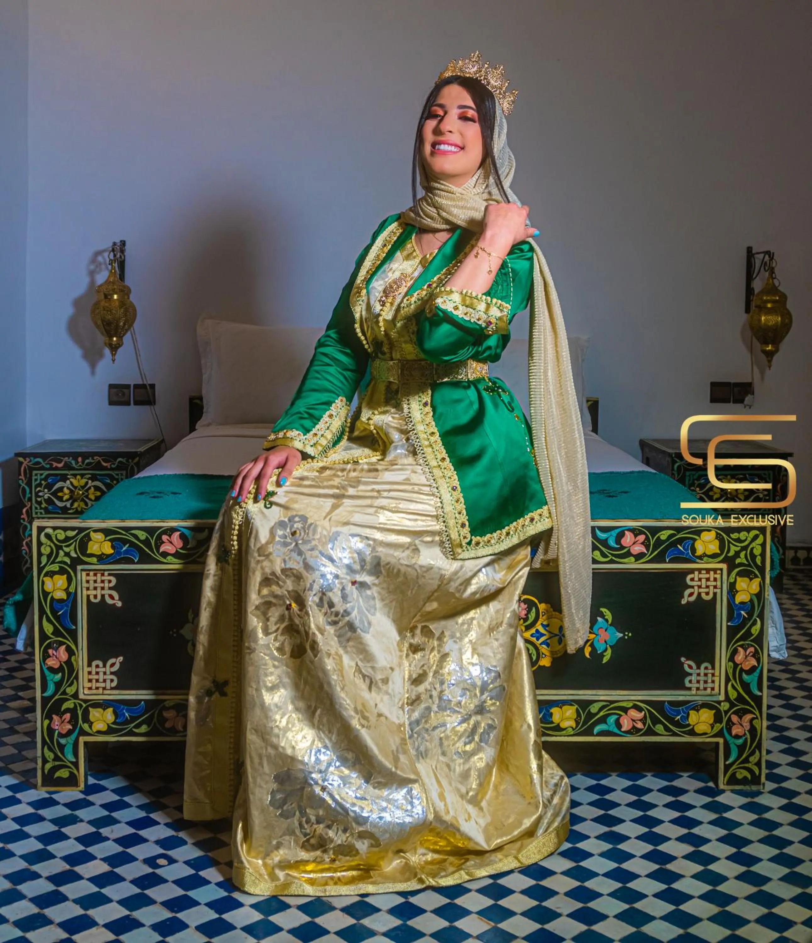 Bedroom in Riad Farah