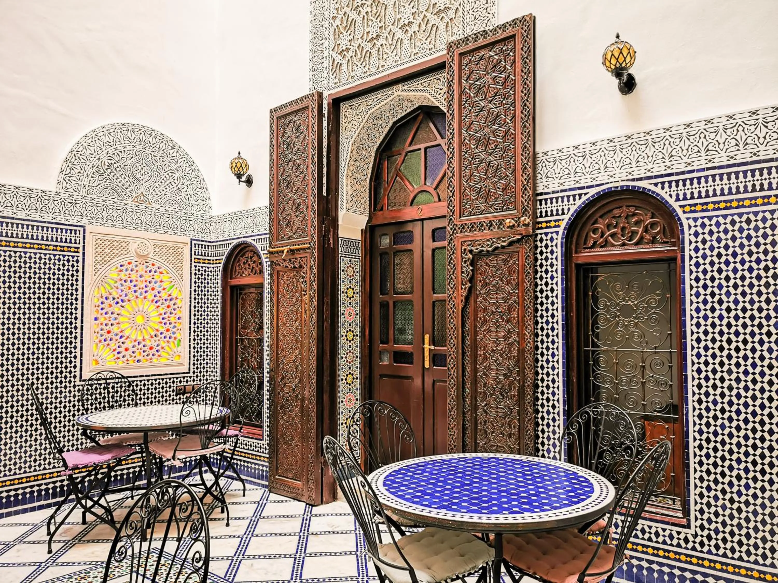 Patio in Riad Farah