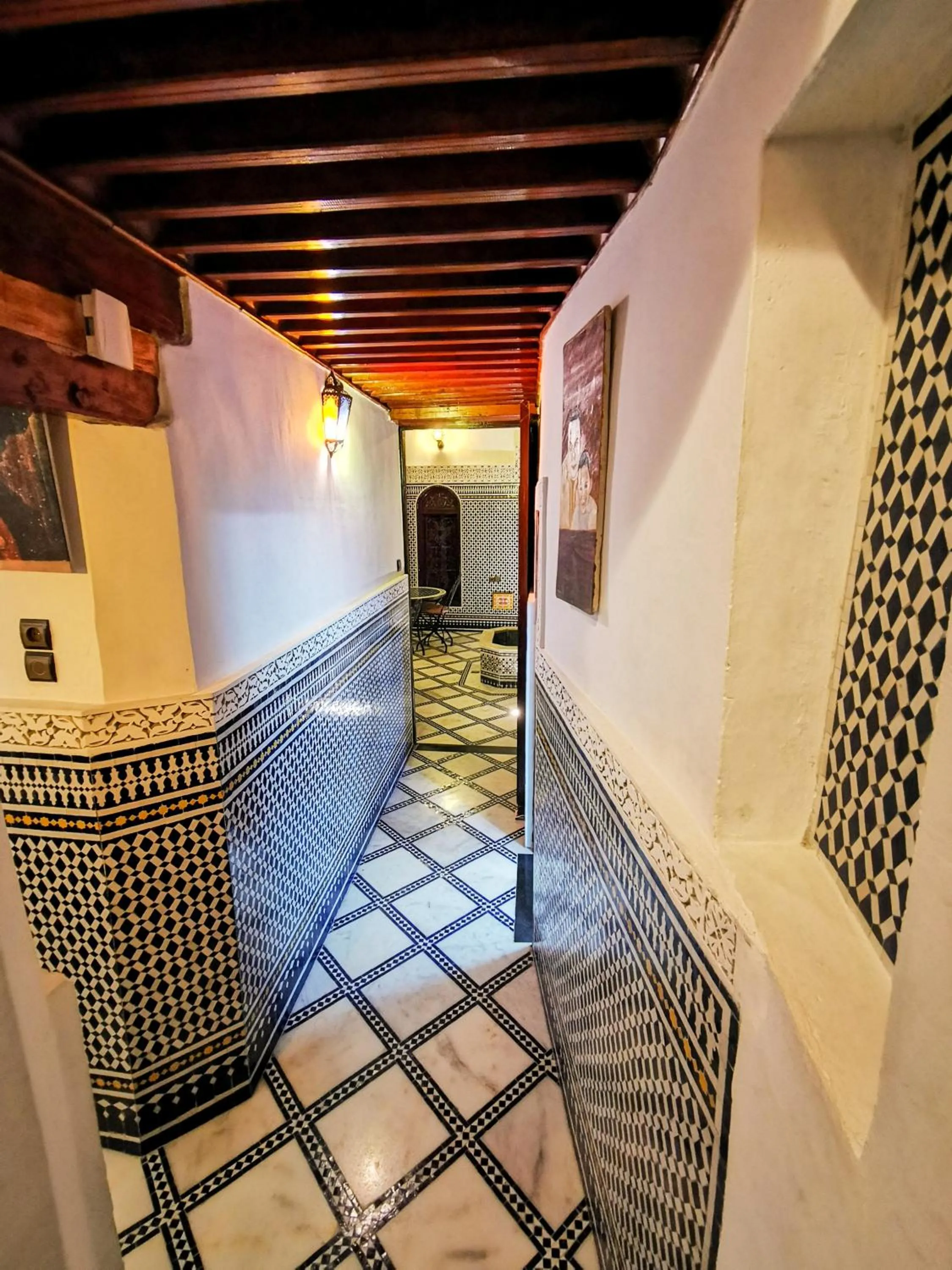 Facade/entrance in Riad Farah