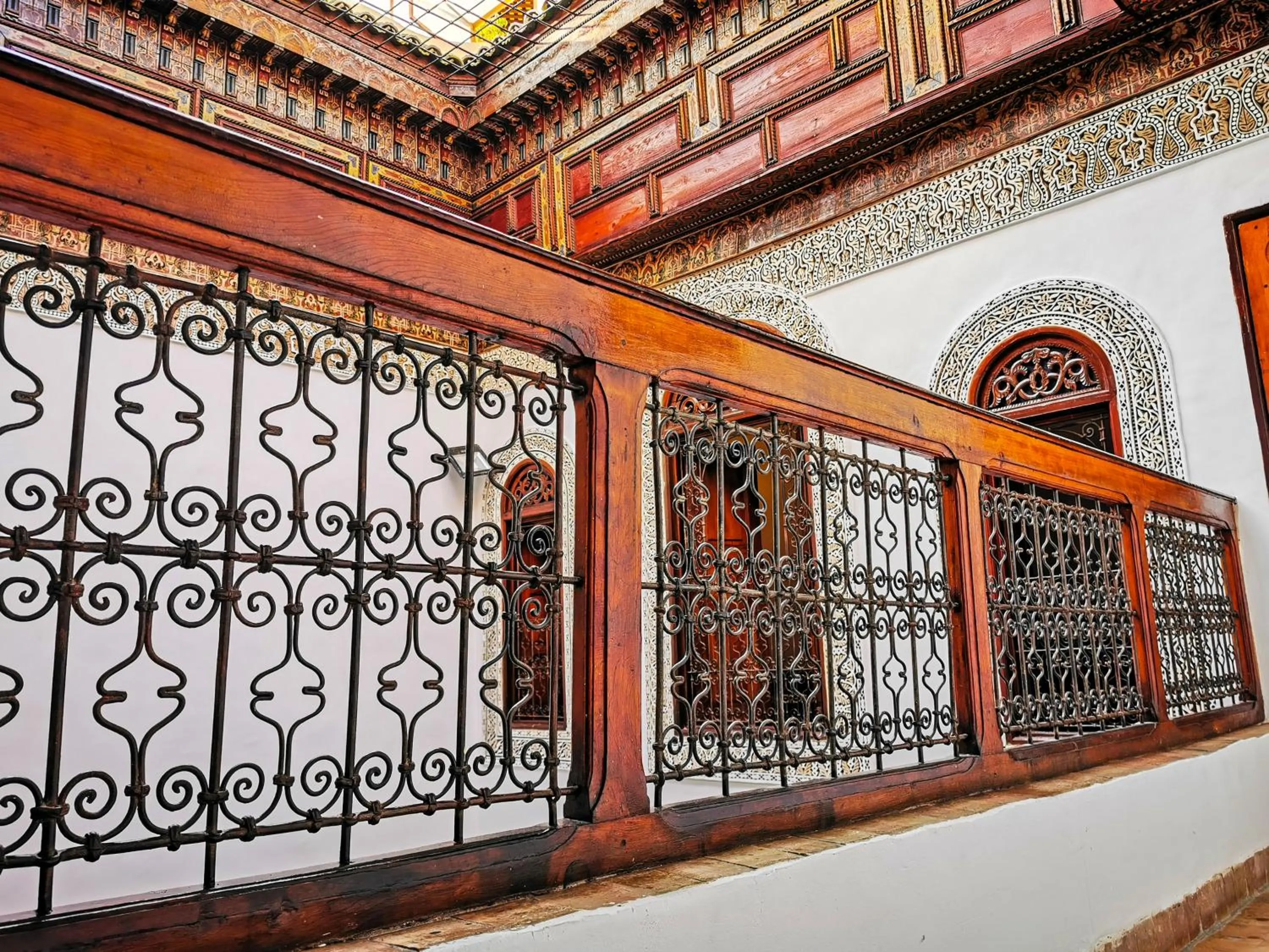 Facade/entrance in Riad Farah